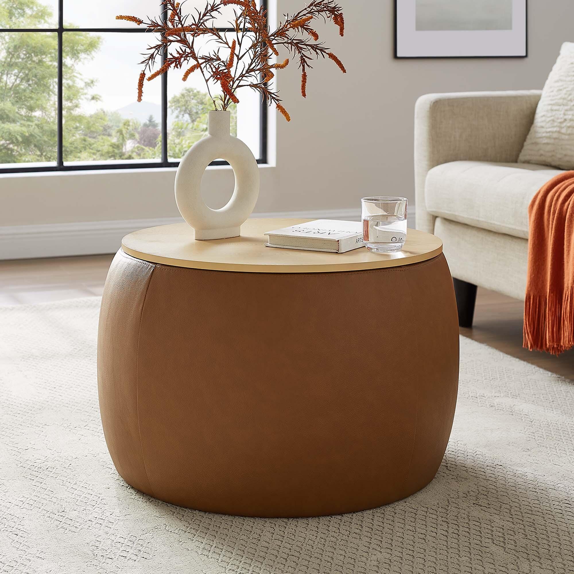Modway Perla Aesthetic Ottoman with Storage, , large