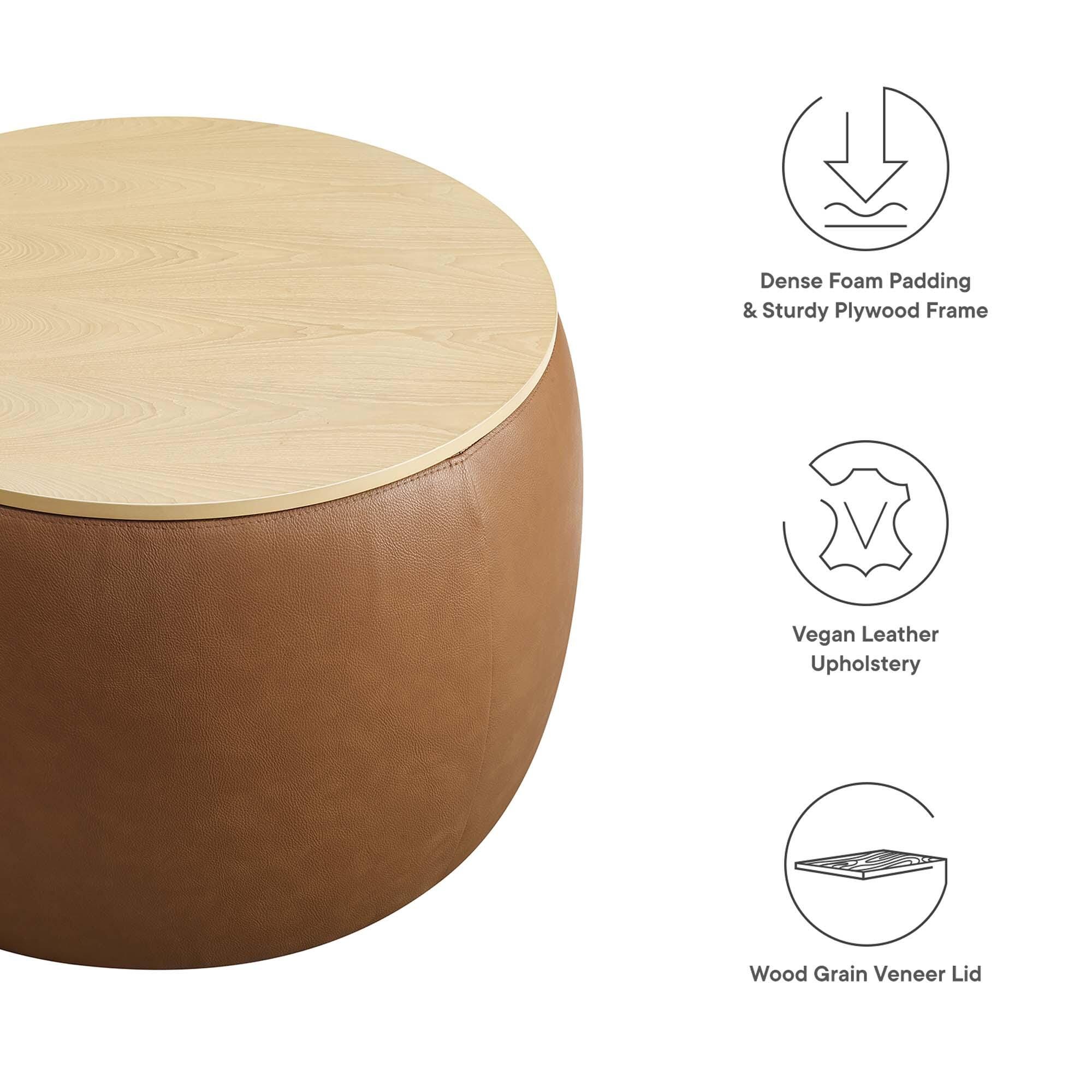 Modway Perla Aesthetic Ottoman with Storage, , large