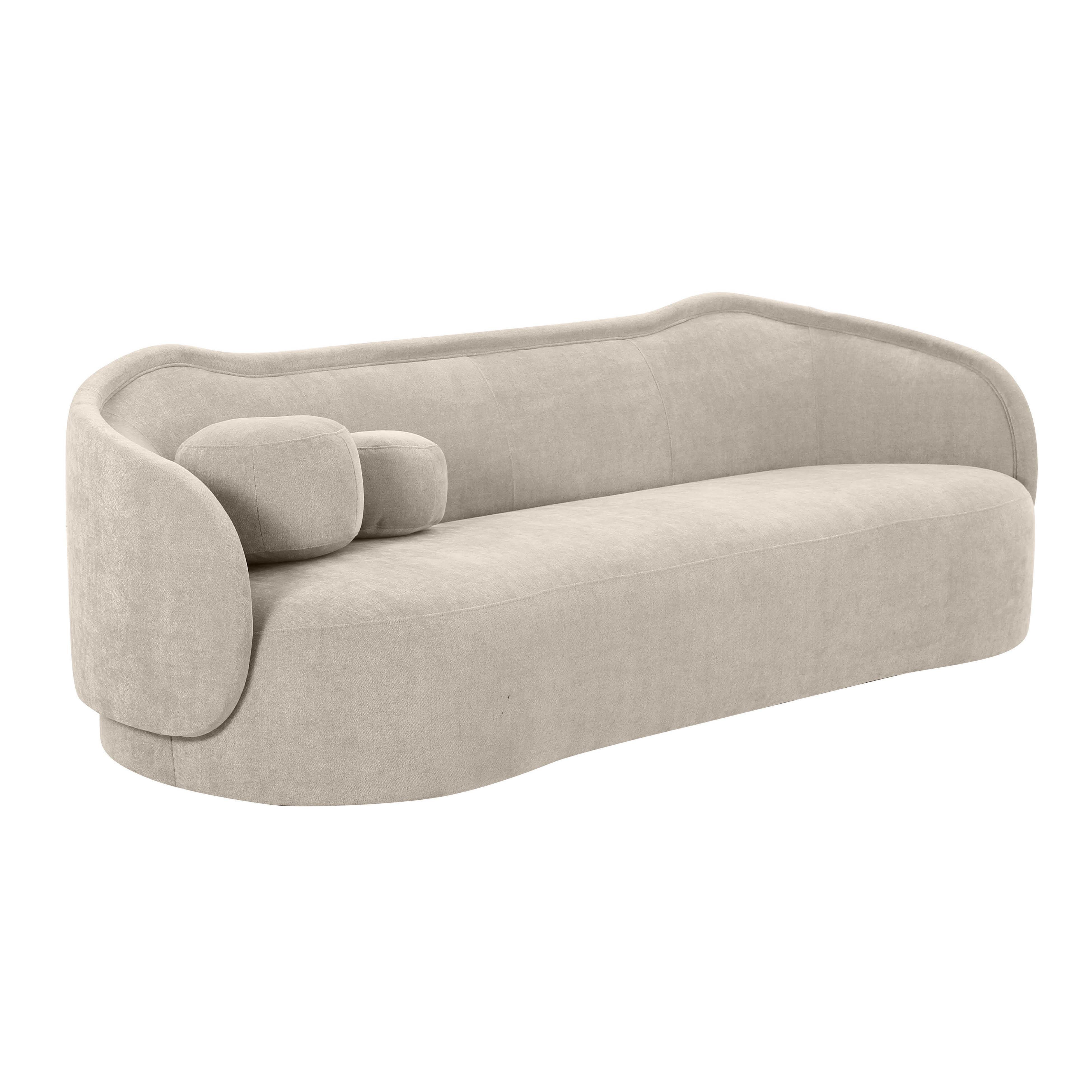 TOV Furniture Circe Sofa, Taupe, large