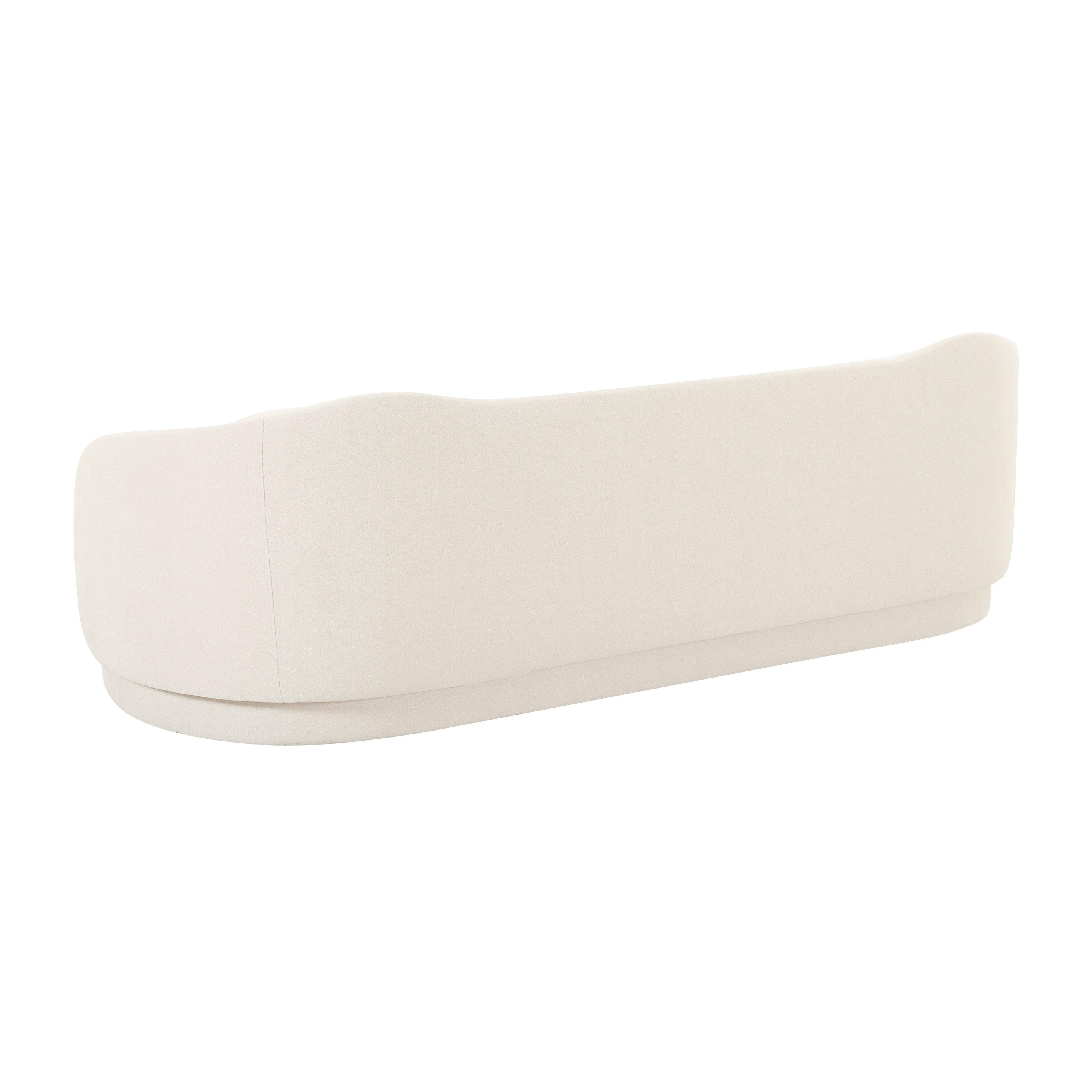 TOV Furniture Circe Sofa, Cream, large