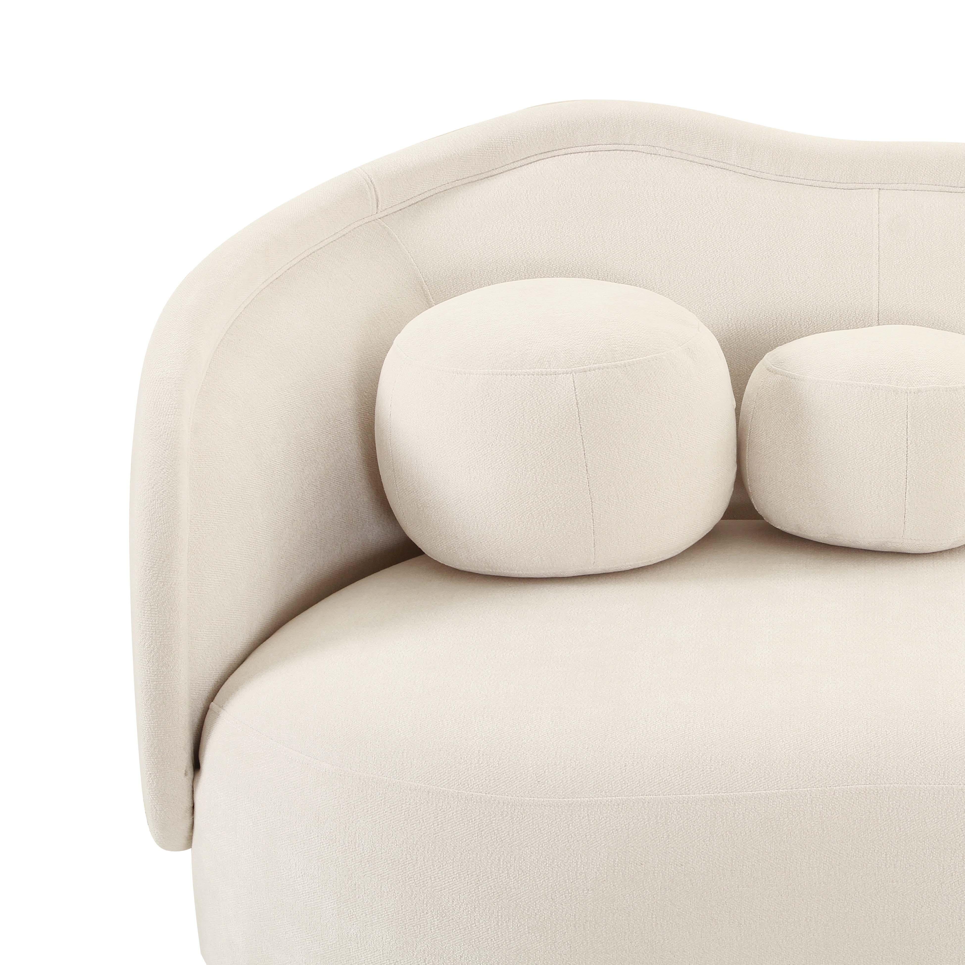 TOV Furniture Circe Sofa, Cream, large