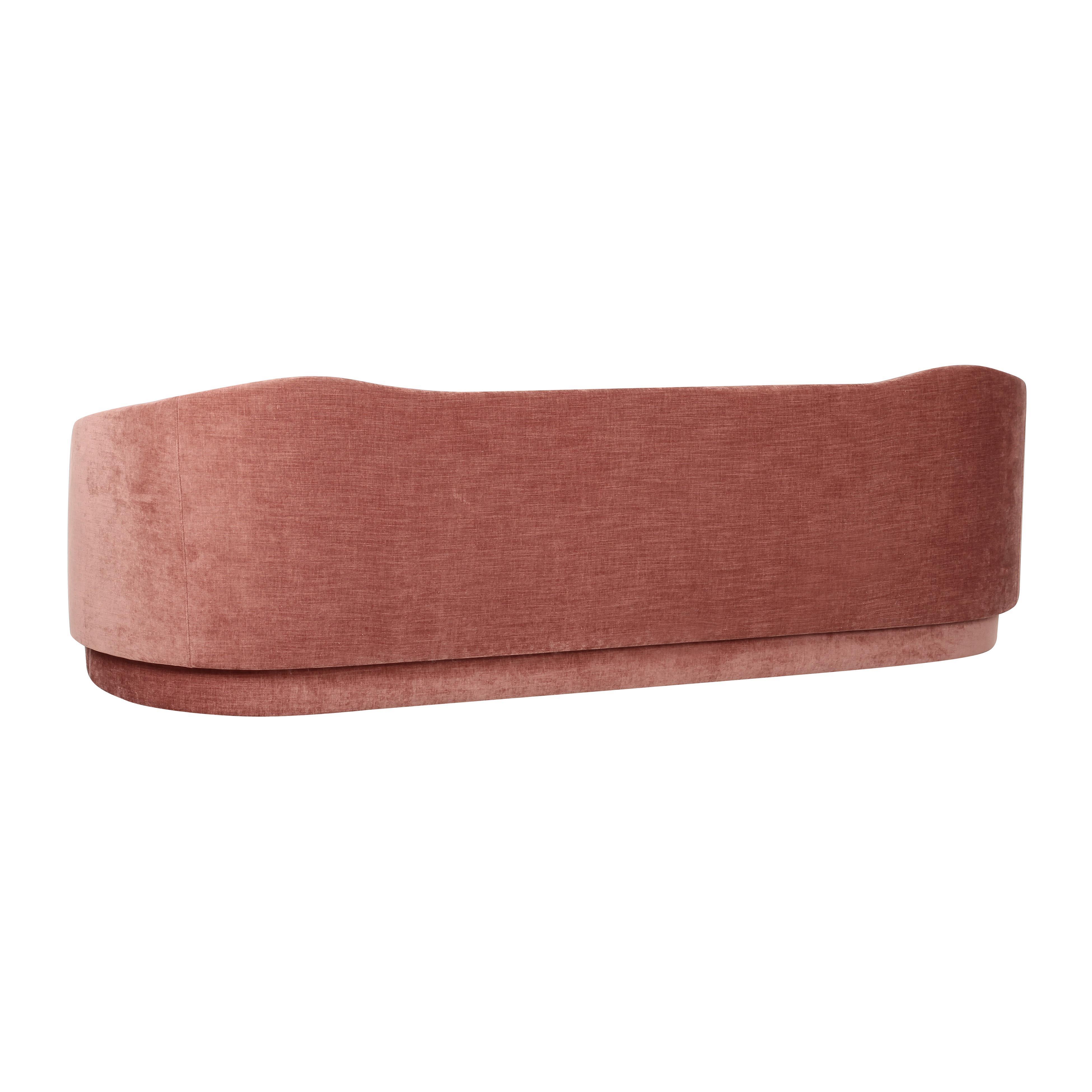 TOV Furniture Circe Sofa, Mauve, large