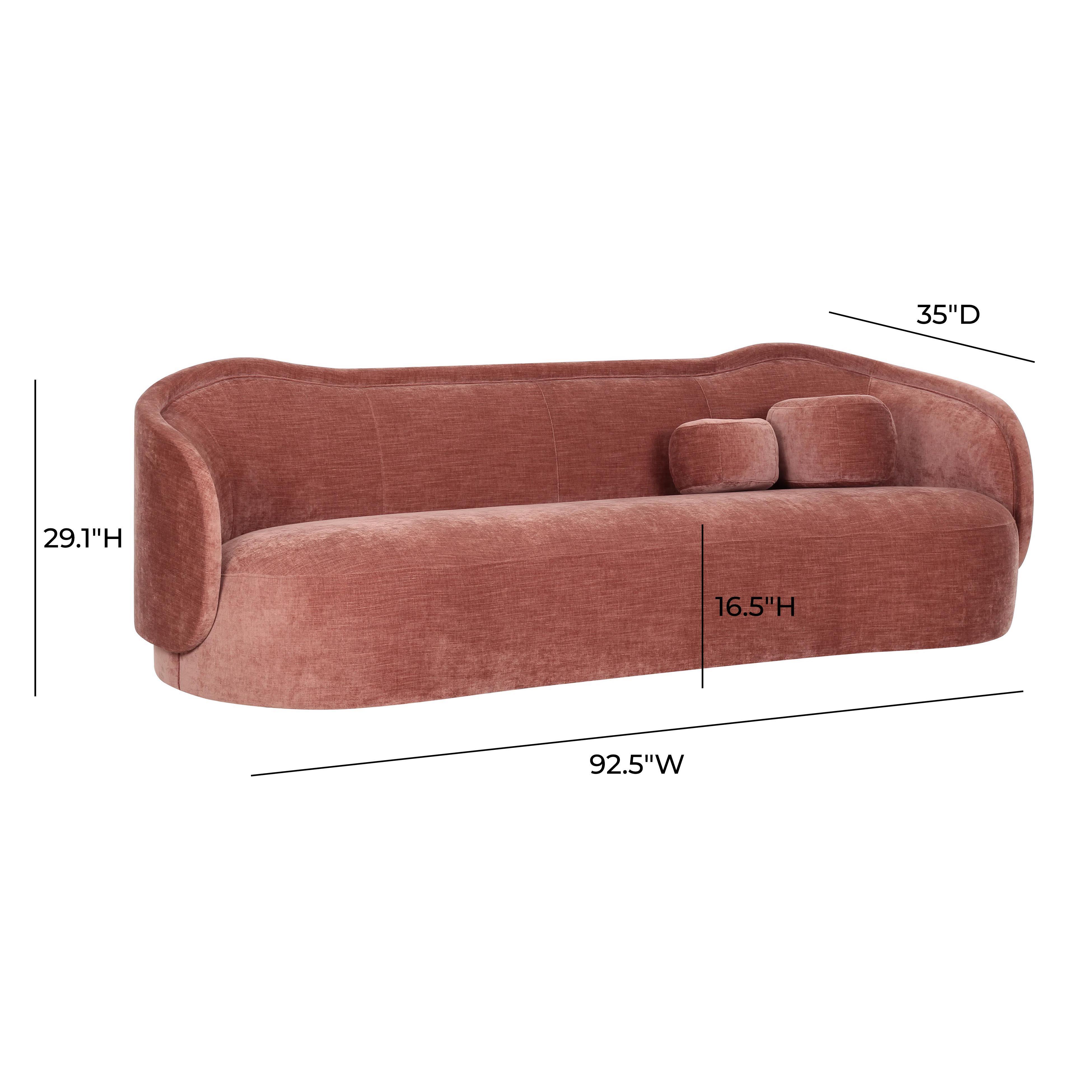 TOV Furniture Circe Sofa, Mauve, large