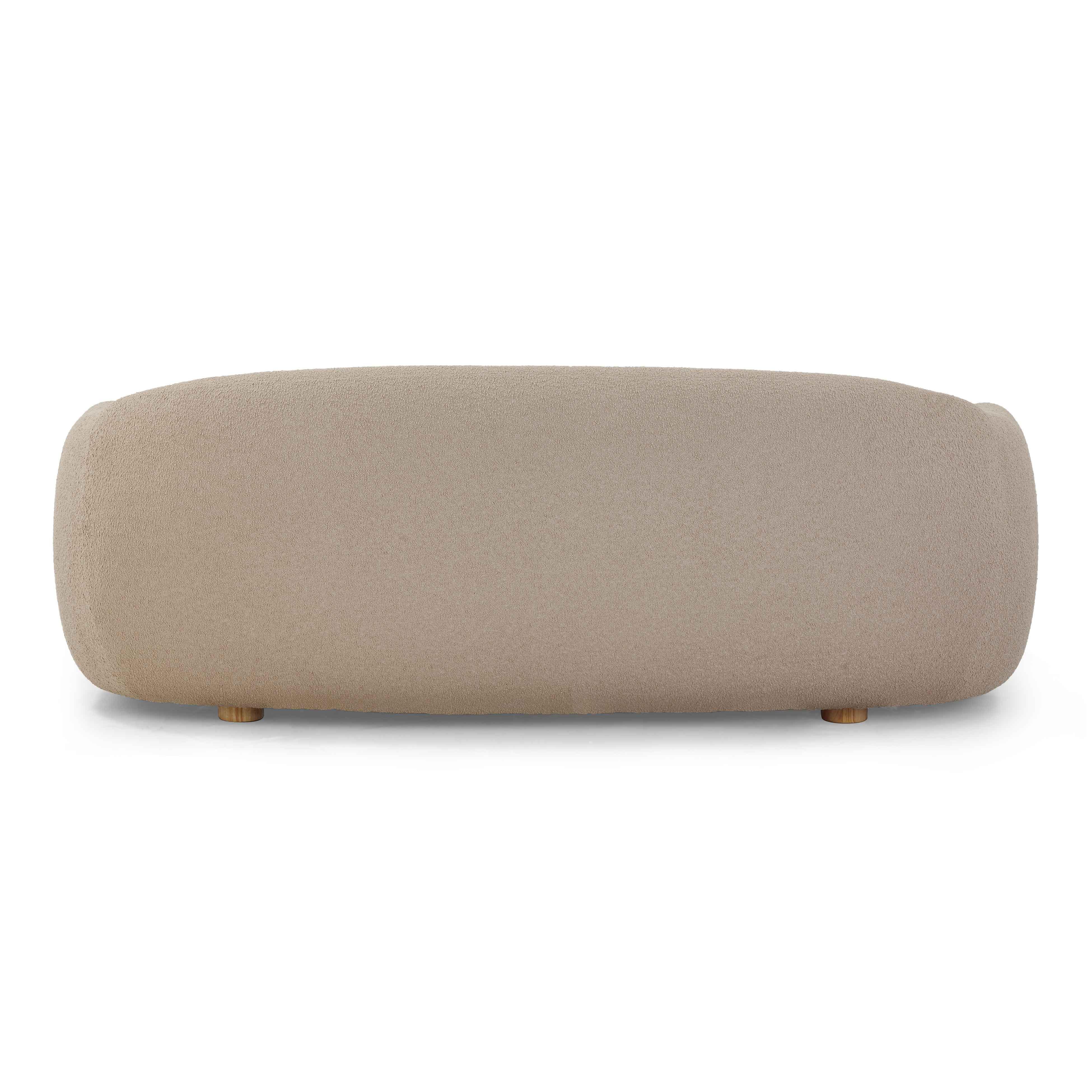 TOV Furniture Judy Sofa, Light Brown, large