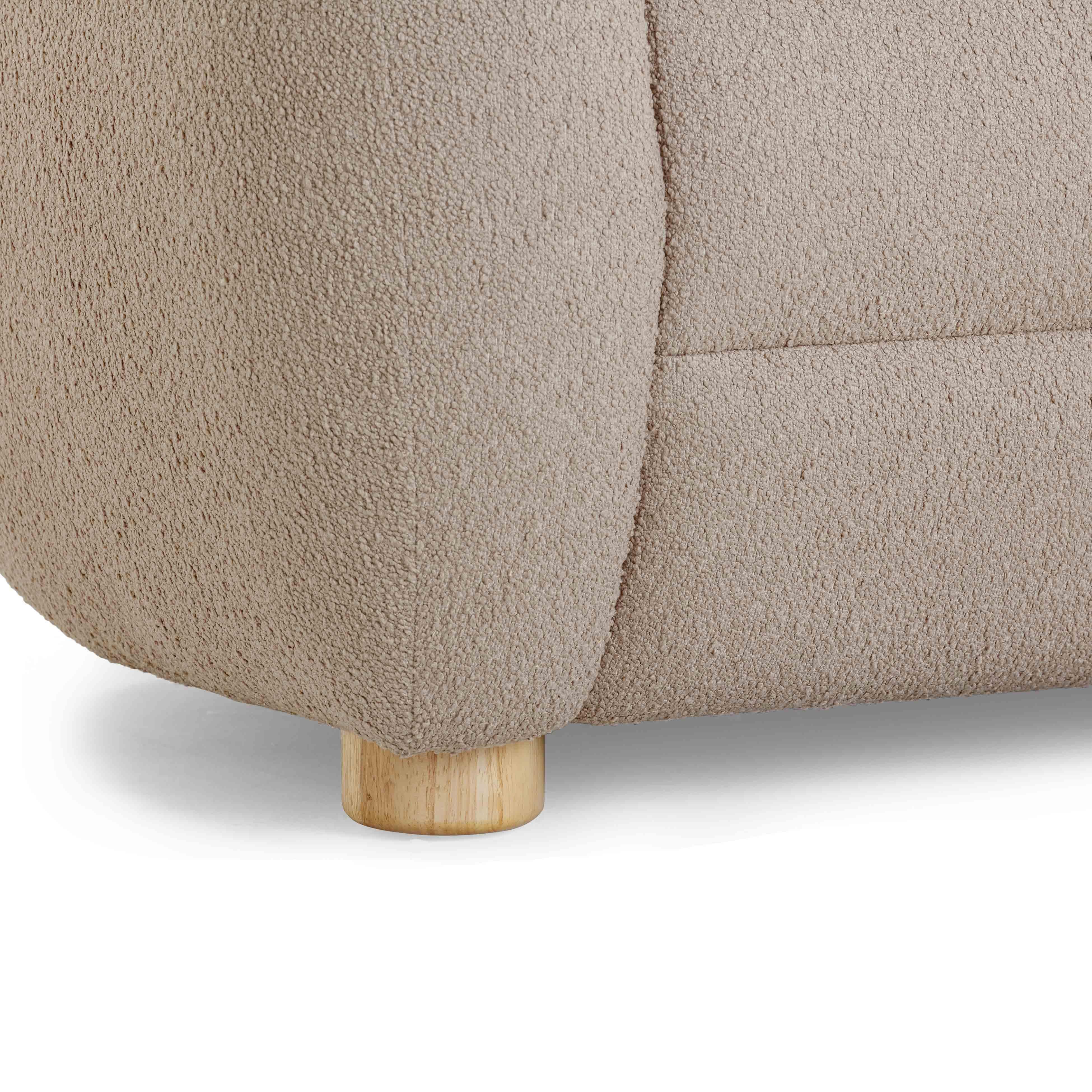 TOV Furniture Judy Sofa, Light Brown, large