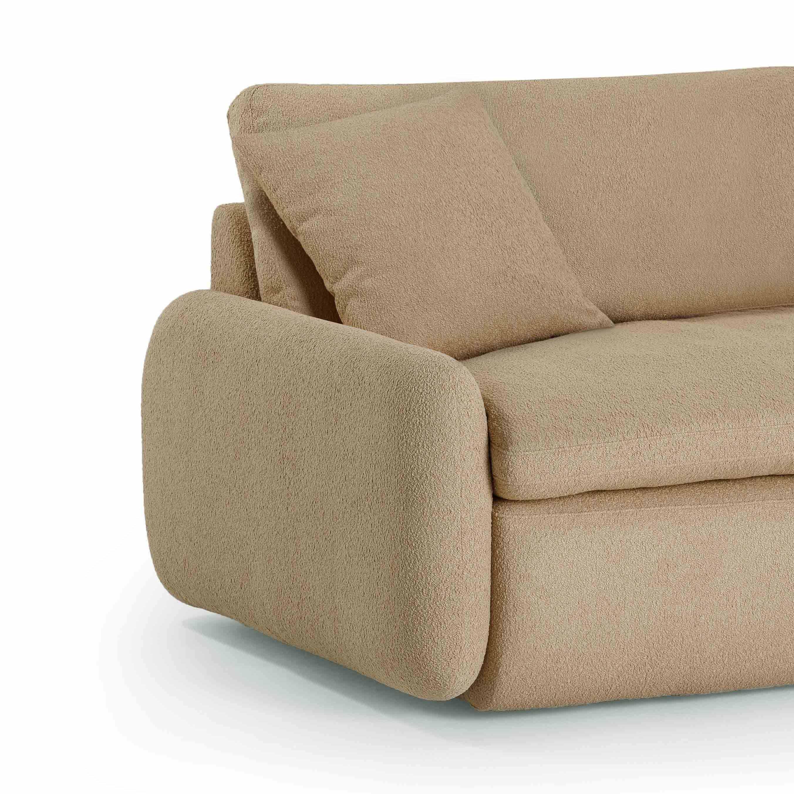 TOV Furniture Rachelle Lounge Chair, Tan, large