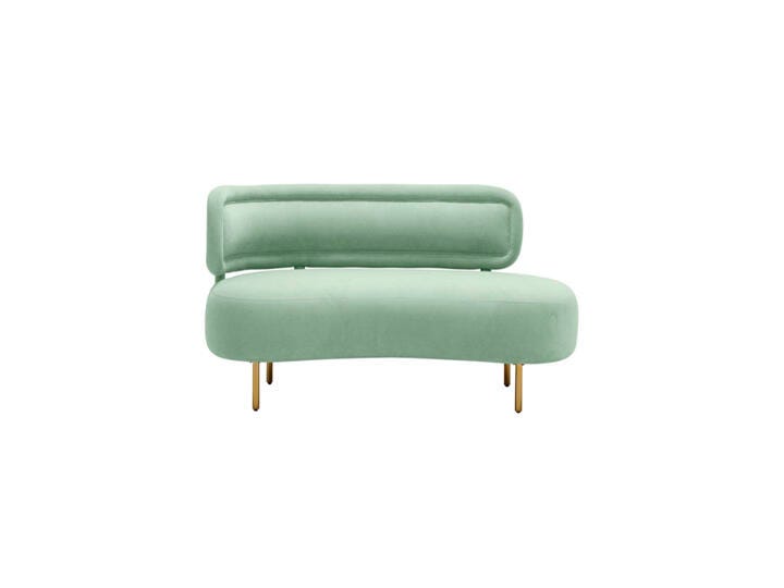 TOV Furniture Tischa Sofa, Mint Green, large
