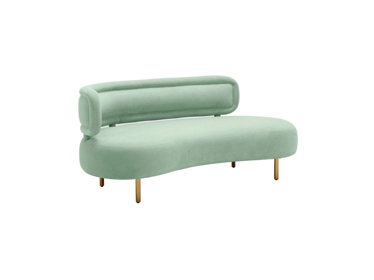 TOV Furniture Tischa Sofa, Mint Green, large