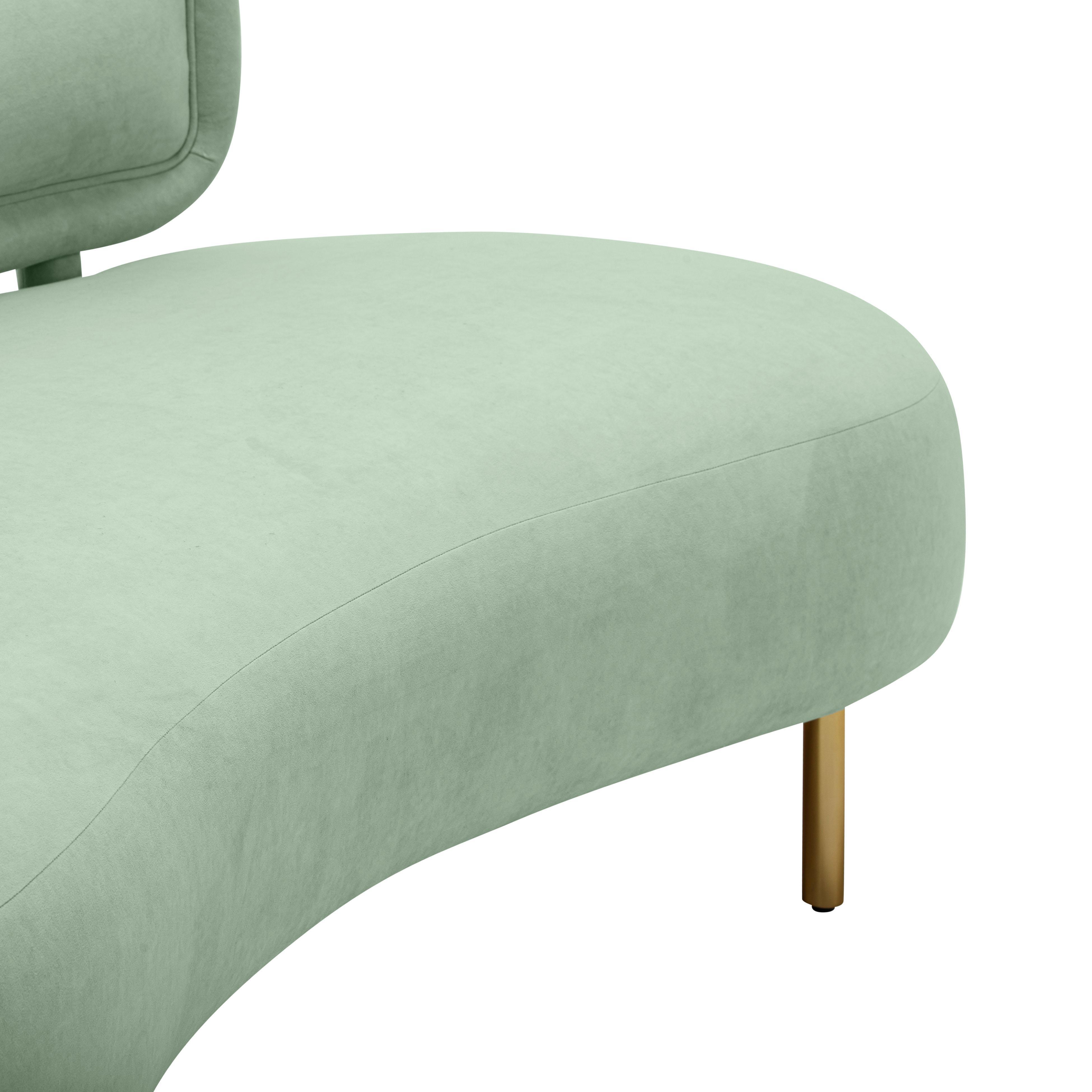TOV Furniture Tischa Sofa, Mint Green, large