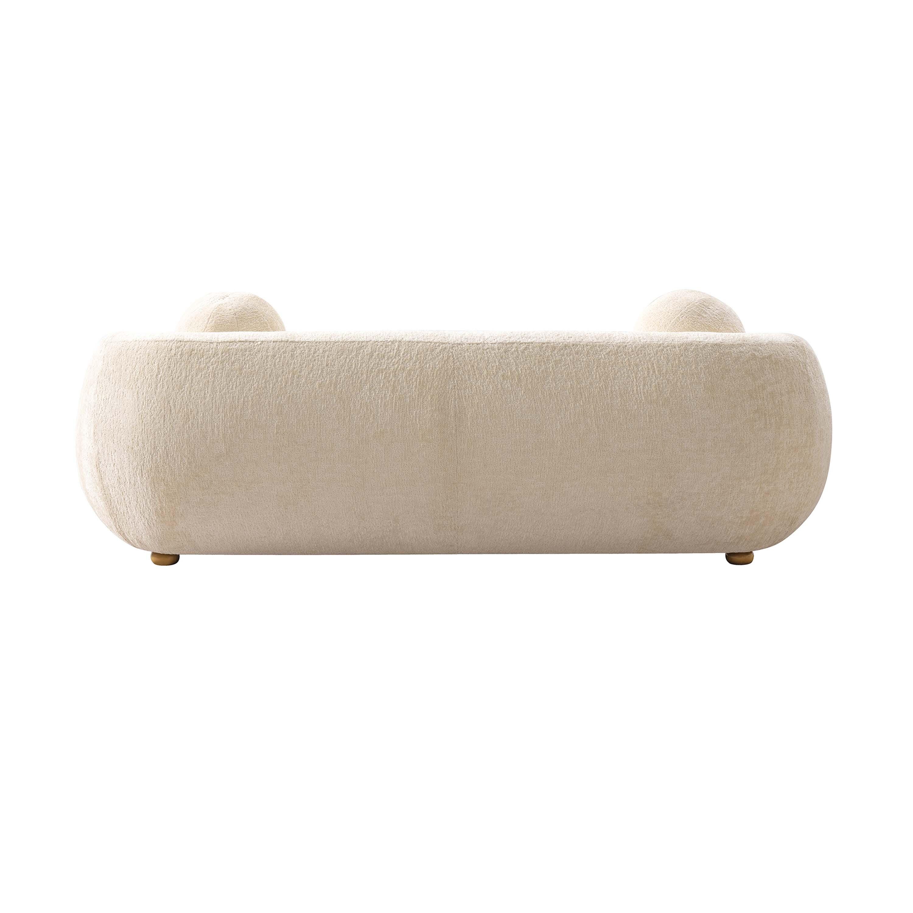 Manhattan Comfort Tribeca Sofa, Cream, large