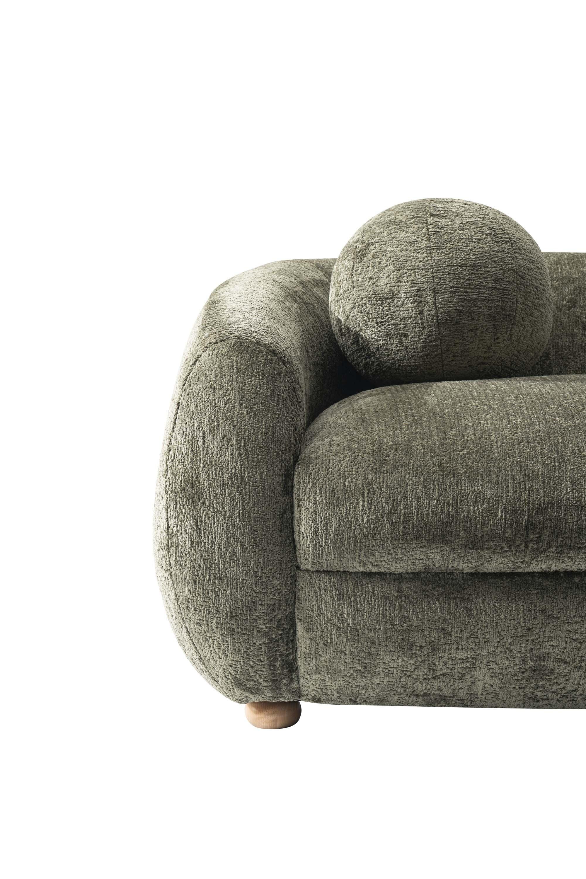 Manhattan Comfort Tribeca Sofa, Olive Green, large