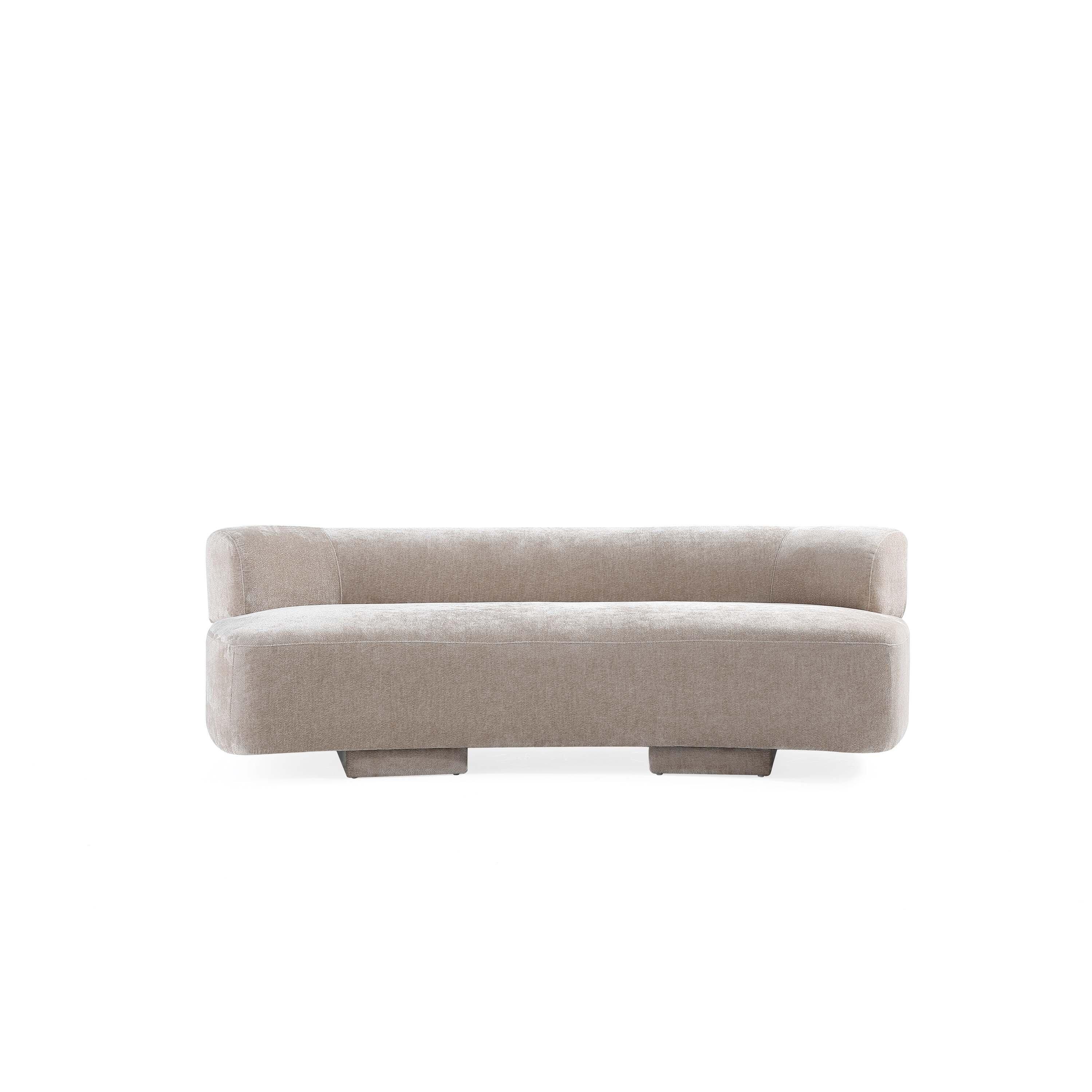 Manhattan Comfort Verandah Sofa, Beige, large