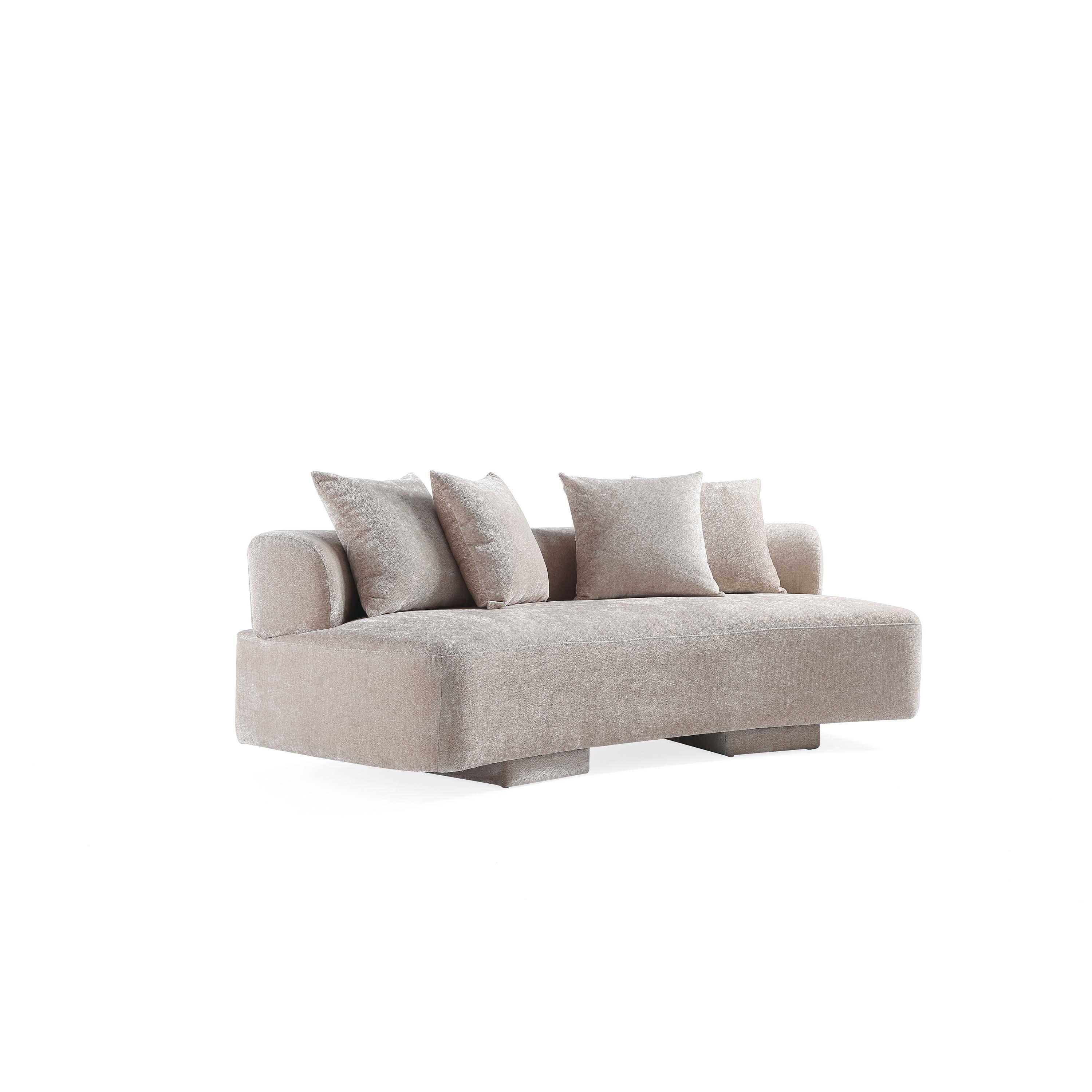 Manhattan Comfort Verandah Sofa, Beige, large
