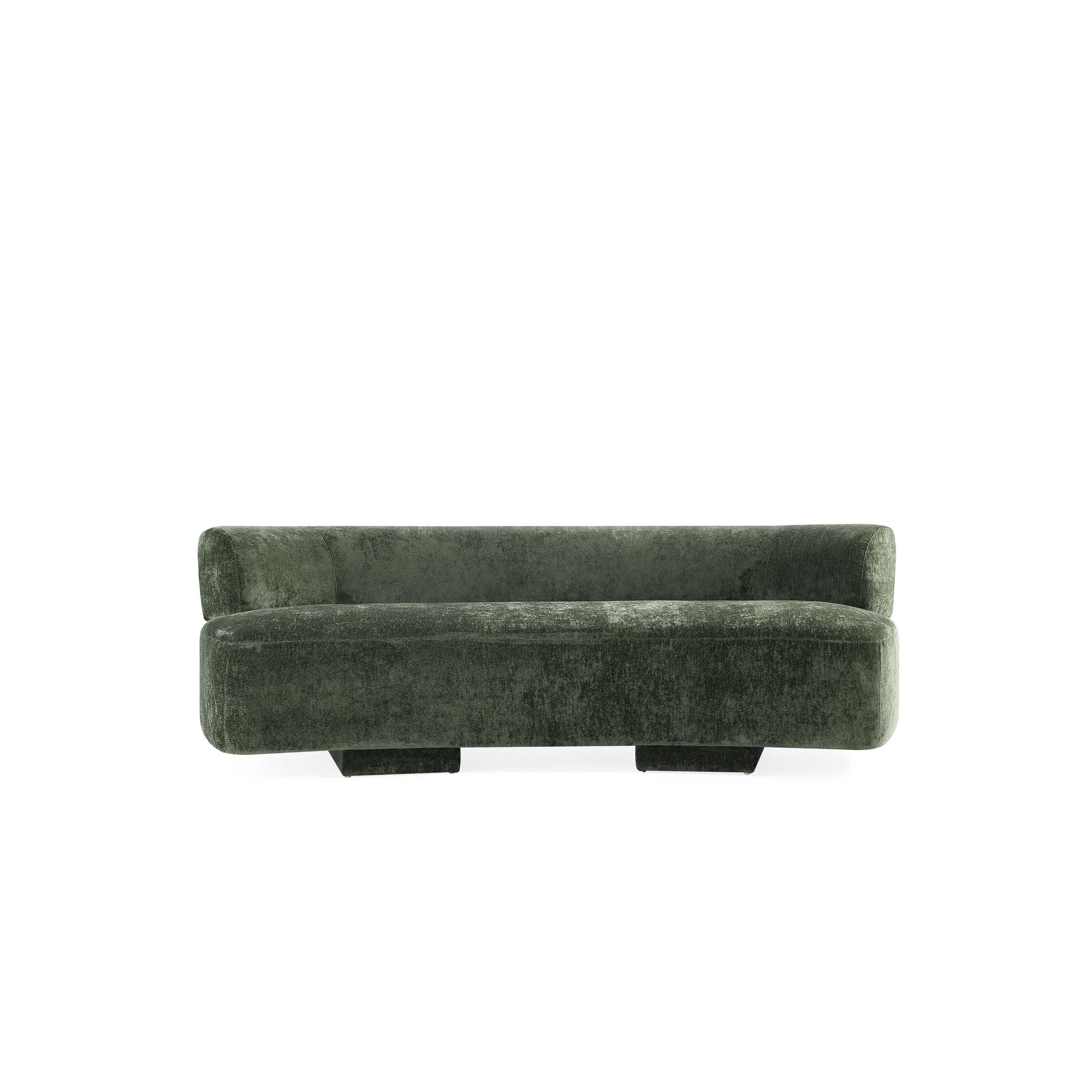 Manhattan Comfort Verandah Sofa, Olive Green, large