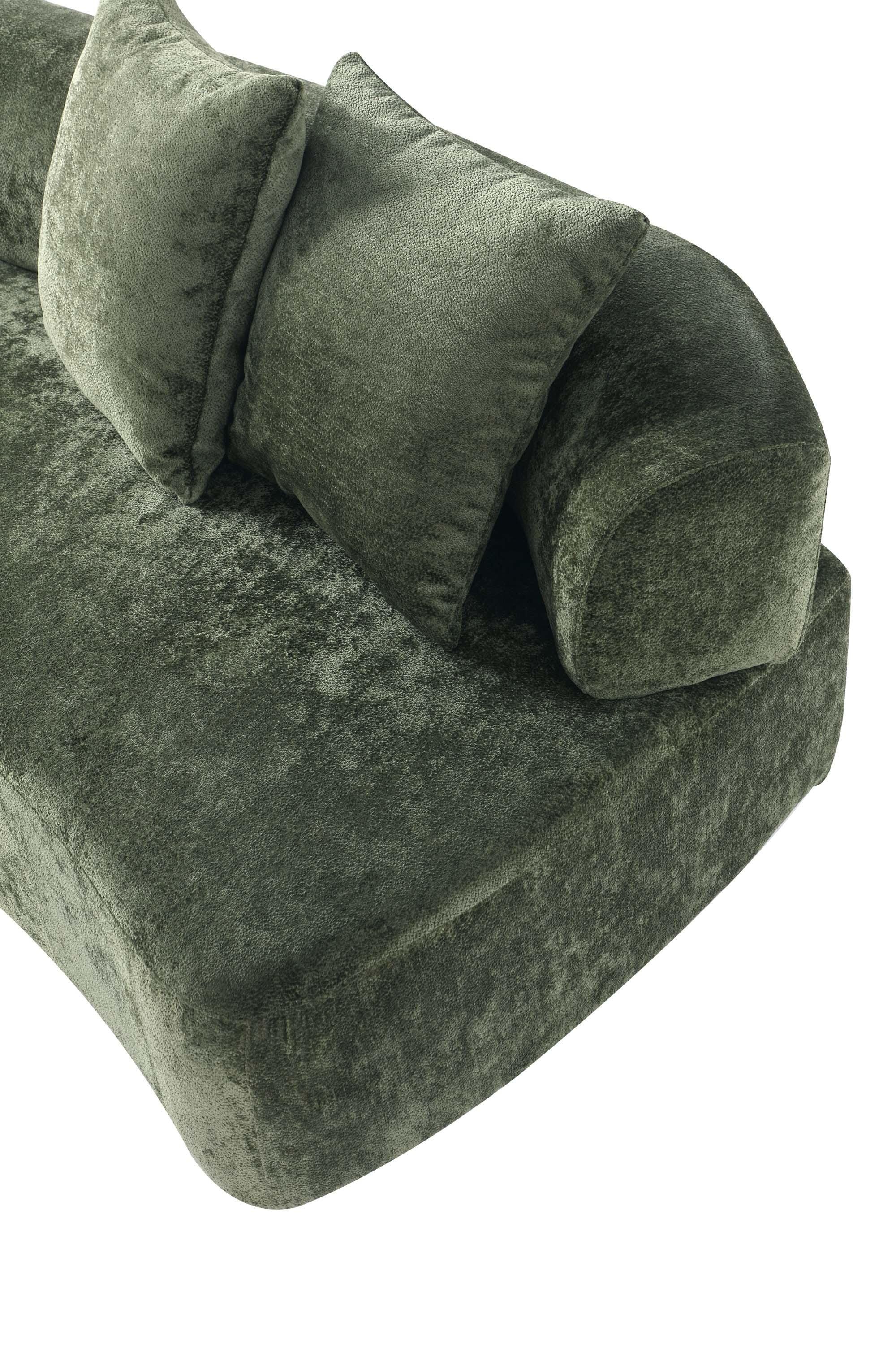 Manhattan Comfort Verandah Sofa, Olive Green, large