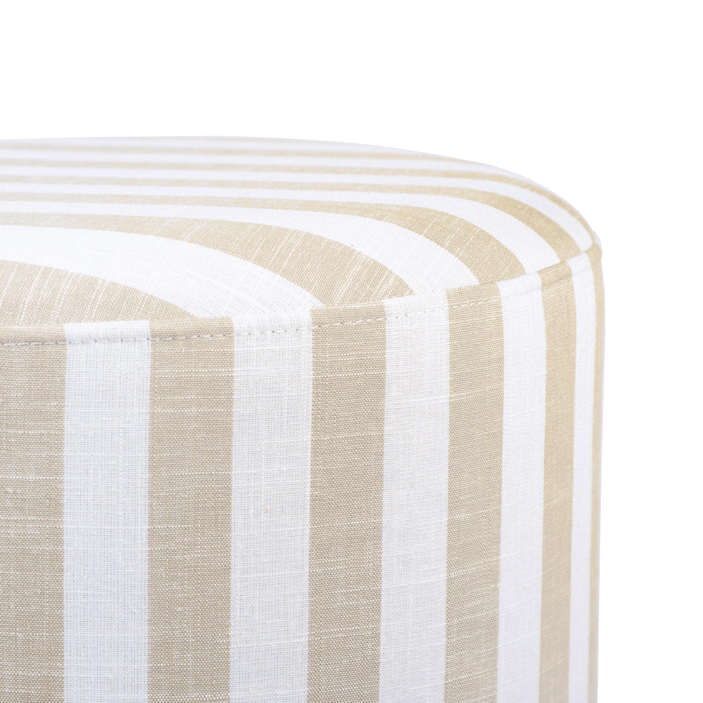 Dex Ottoman, Beige, large