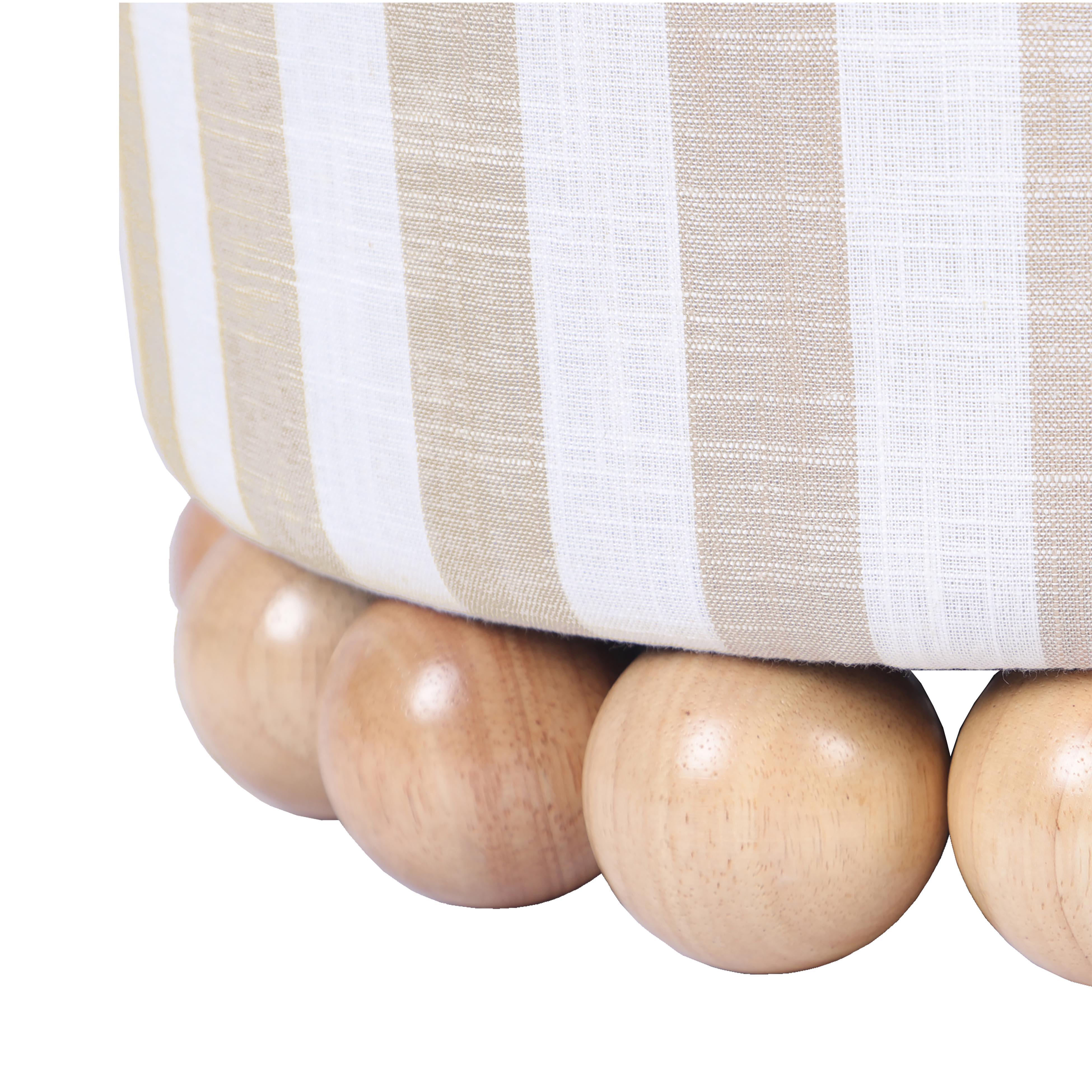 Dex Ottoman, Beige, large