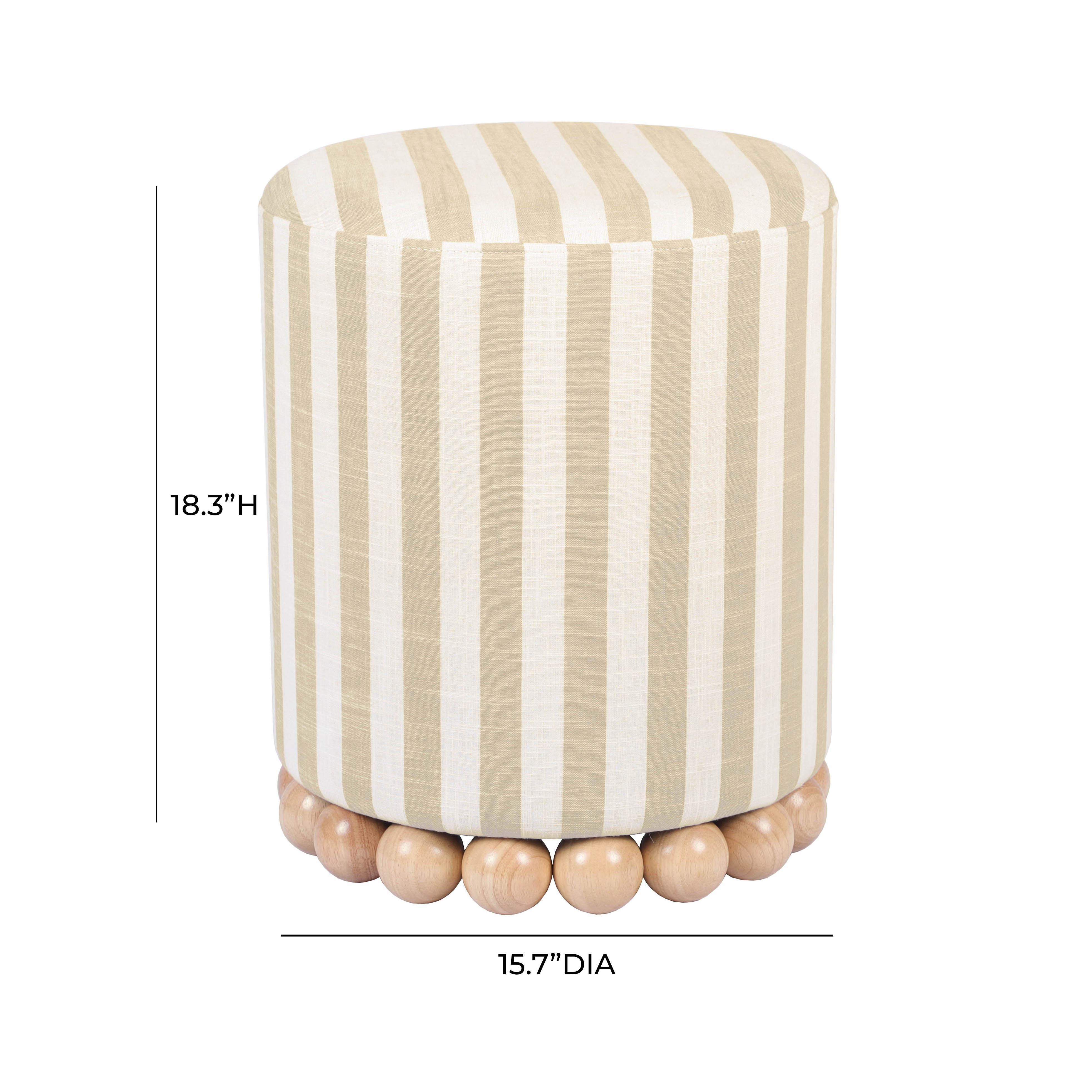 Dex Ottoman, Beige, large
