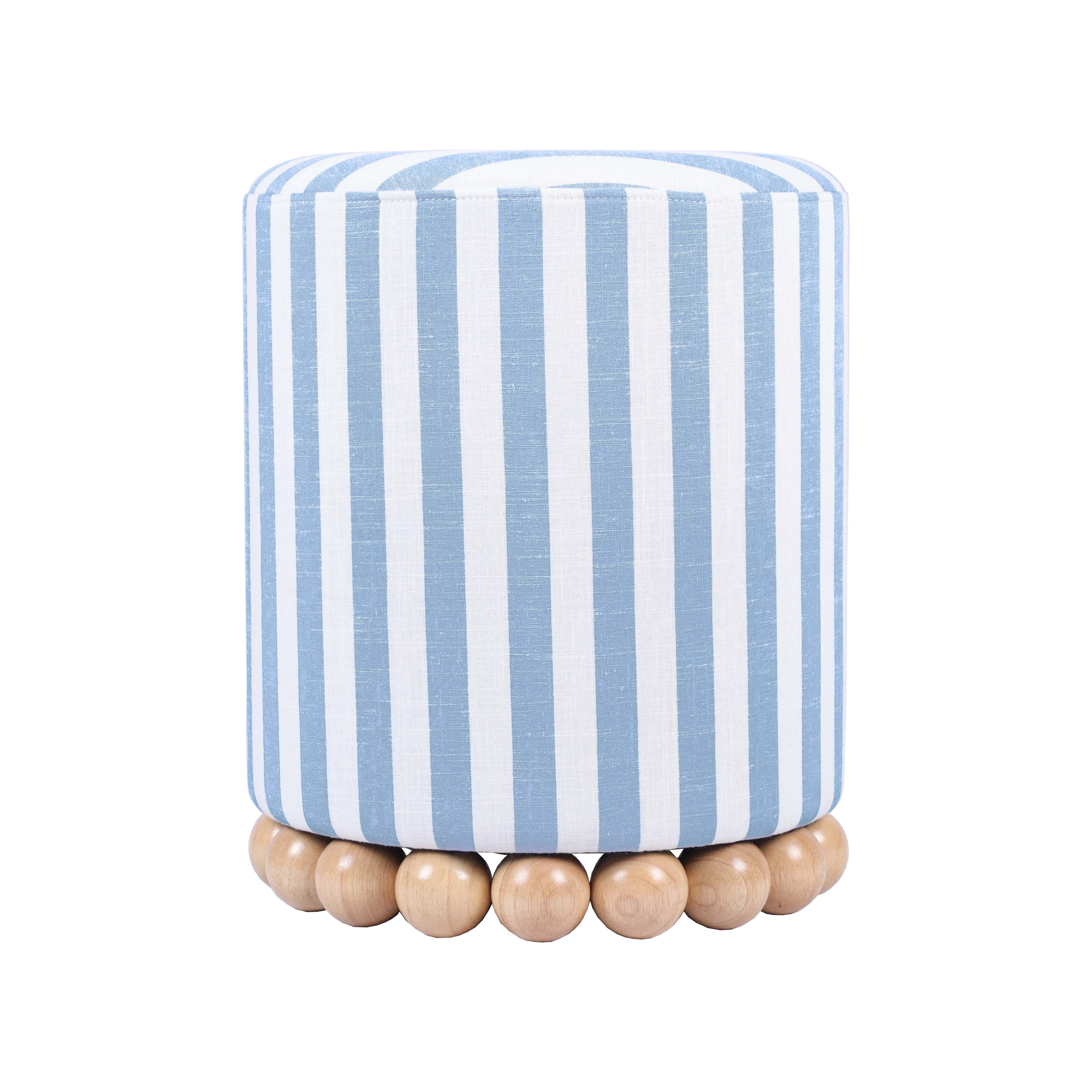 Dex Ottoman, Blue, large