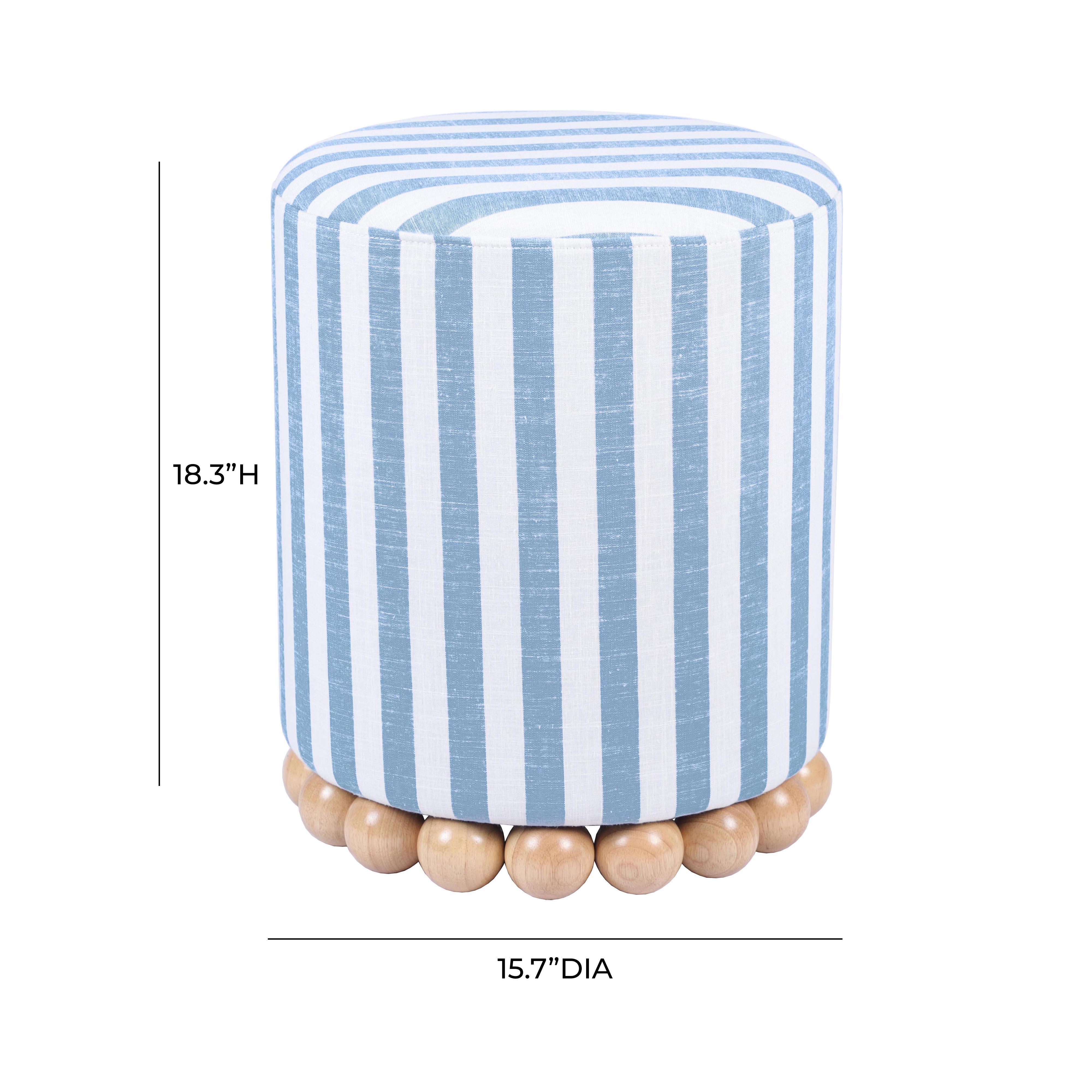 Dex Ottoman, Blue, large