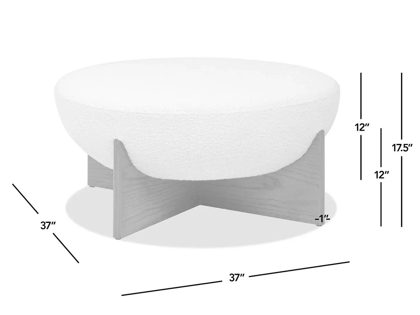 Jennifer Taylor Home Bali Ottoman, , large