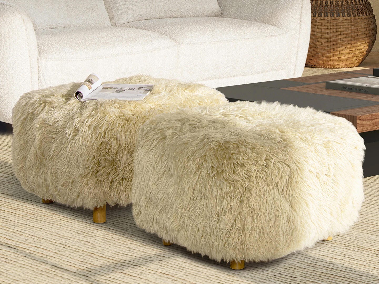 Jennifer Taylor Home Enchante Ottoman, , large