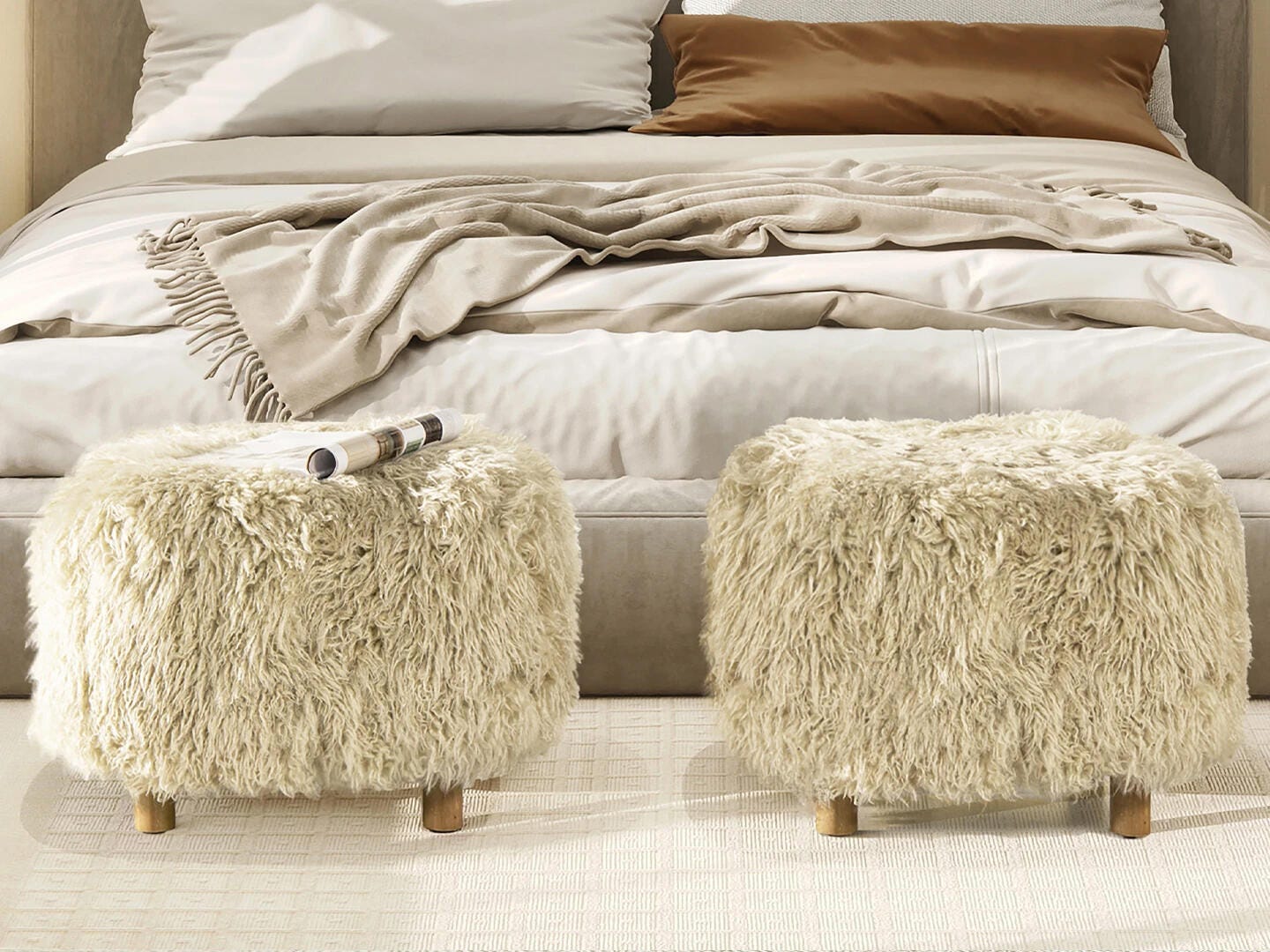 Jennifer Taylor Home Enchante Ottoman, , large