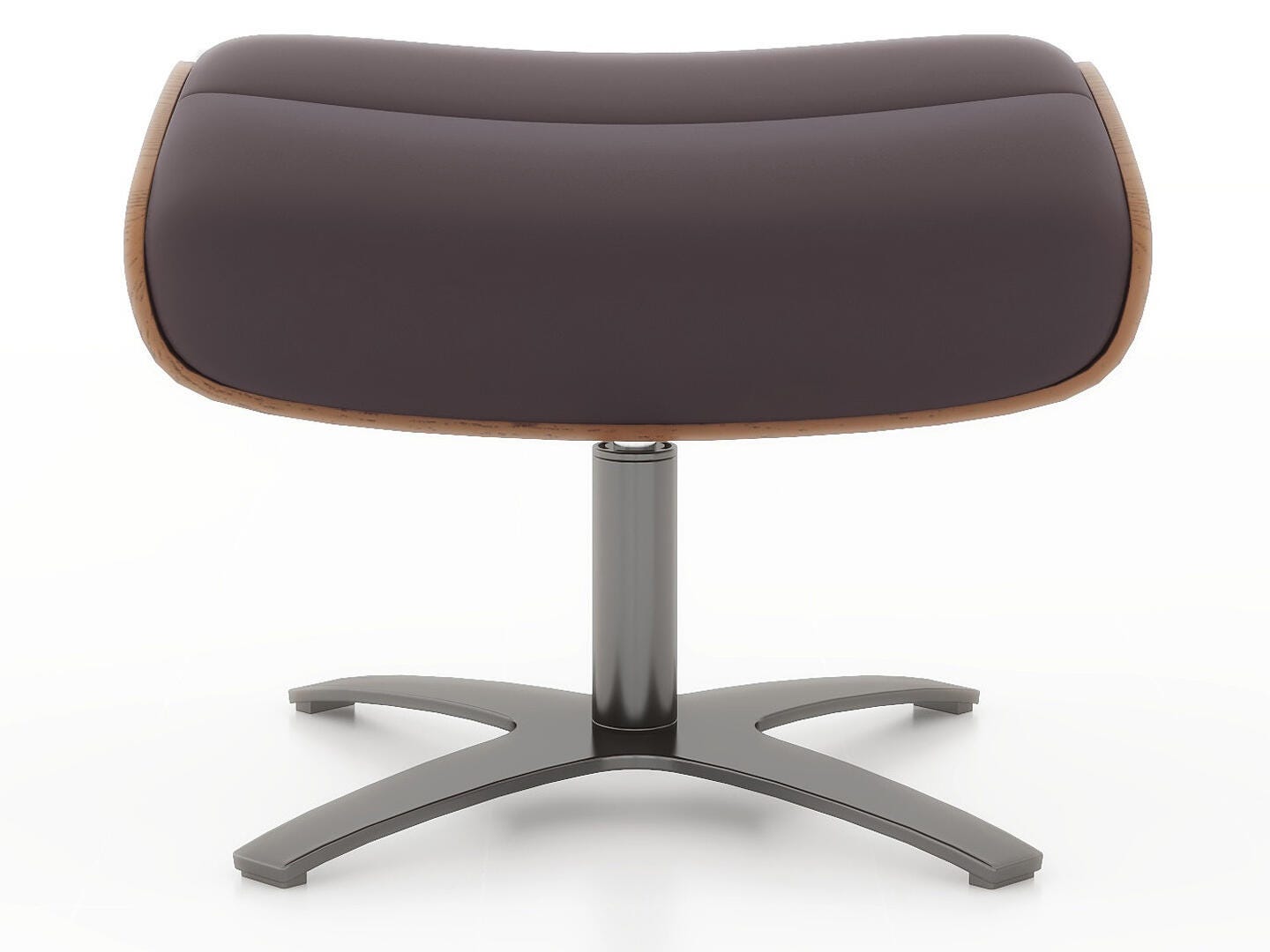 Jennifer Taylor Home Jovan Ottoman, Cacao Espresso Brown, large