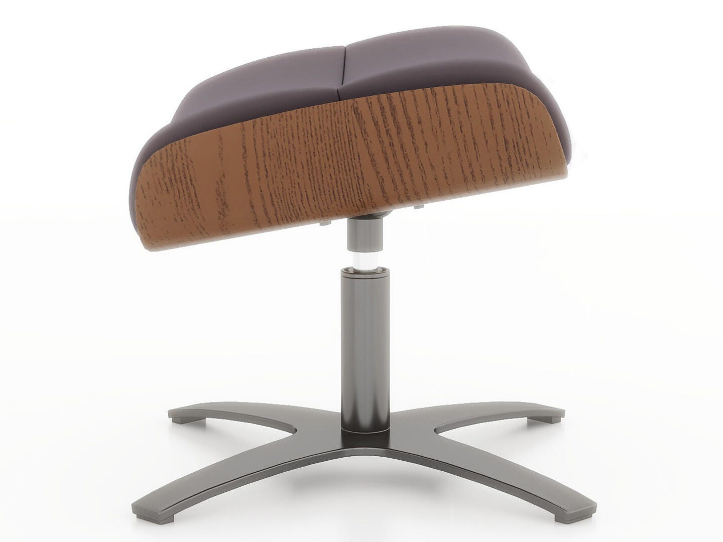 Jennifer Taylor Home Jovan Ottoman, Cacao Espresso Brown, large