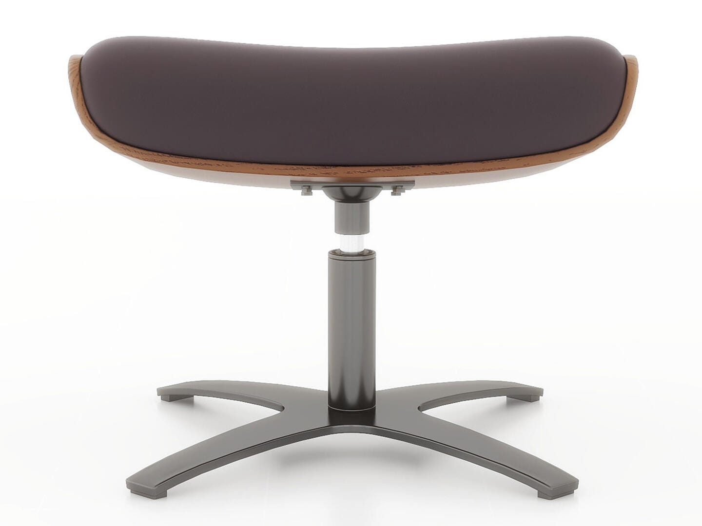 Jennifer Taylor Home Jovan Ottoman, Cacao Espresso Brown, large