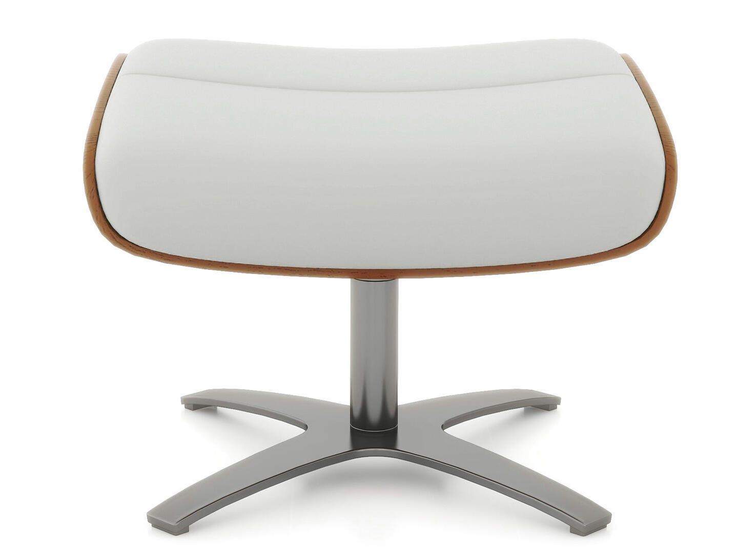 Jennifer Taylor Home Jovan Ottoman, Pastel Beige, large