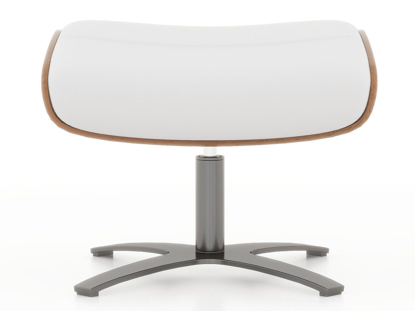 Jennifer Taylor Home Jovan Ottoman, Porcelain White, large