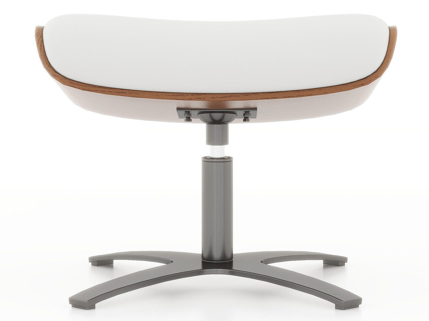 Jennifer Taylor Home Jovan Ottoman, Porcelain White, large