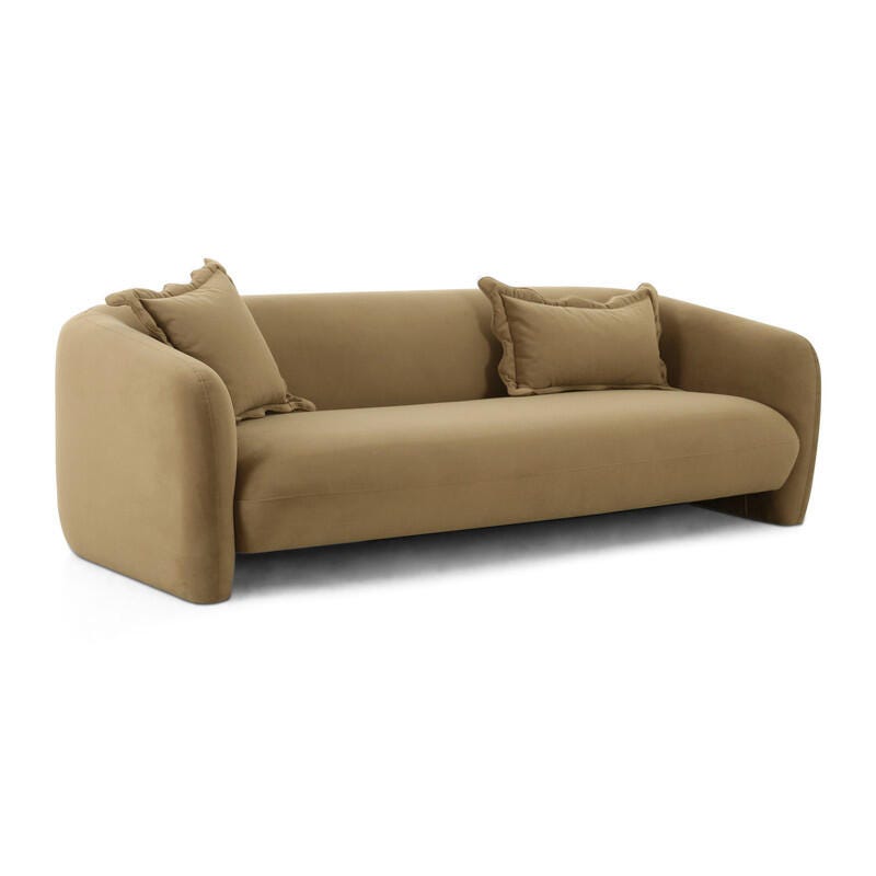 TOV Furniture Lou Sofa, Tan, large