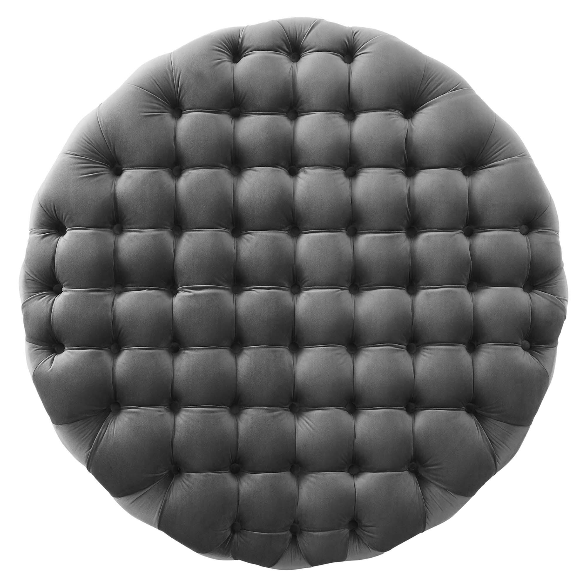Modway Amour Ottoman, Gray, large