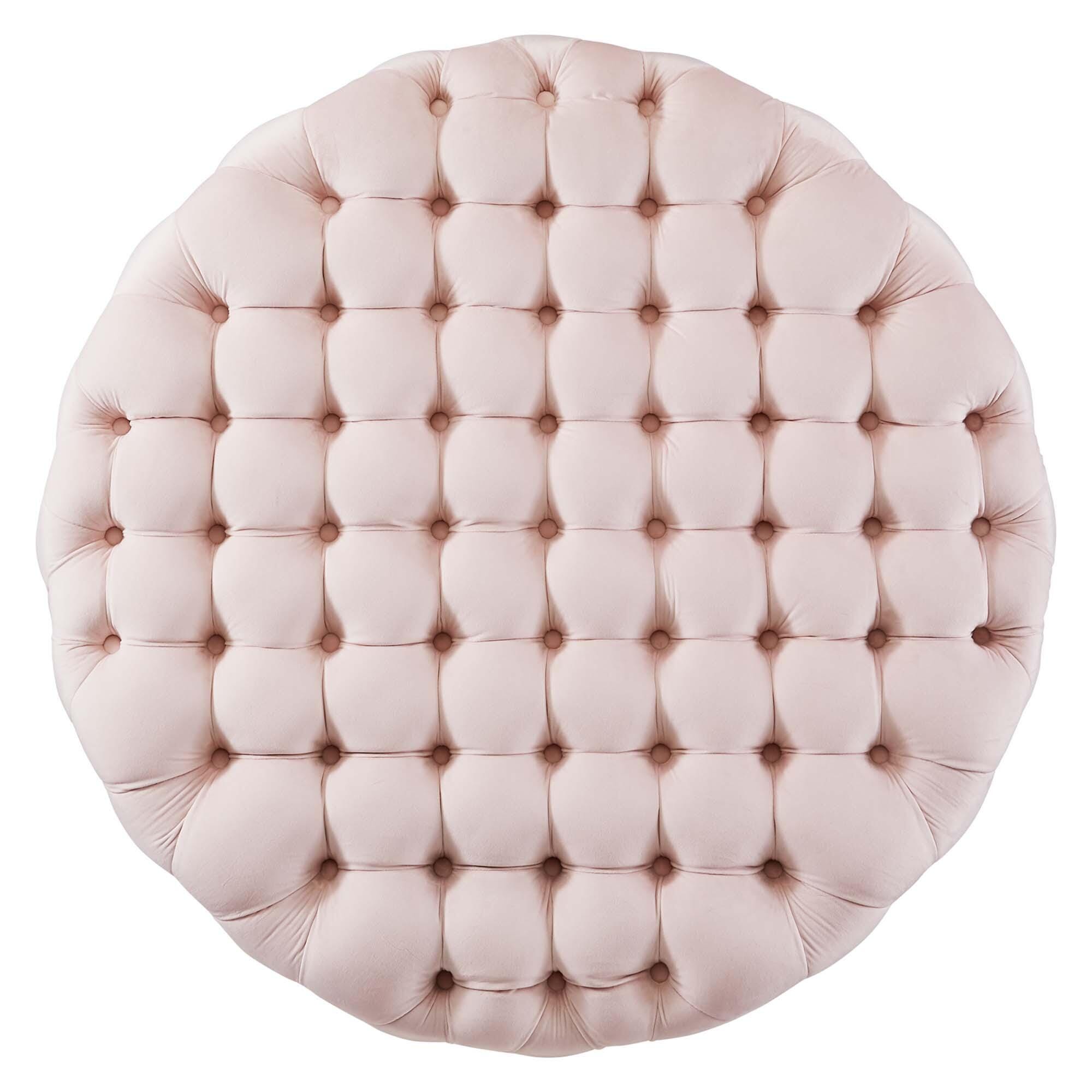 Modway Amour Ottoman, Pink, large
