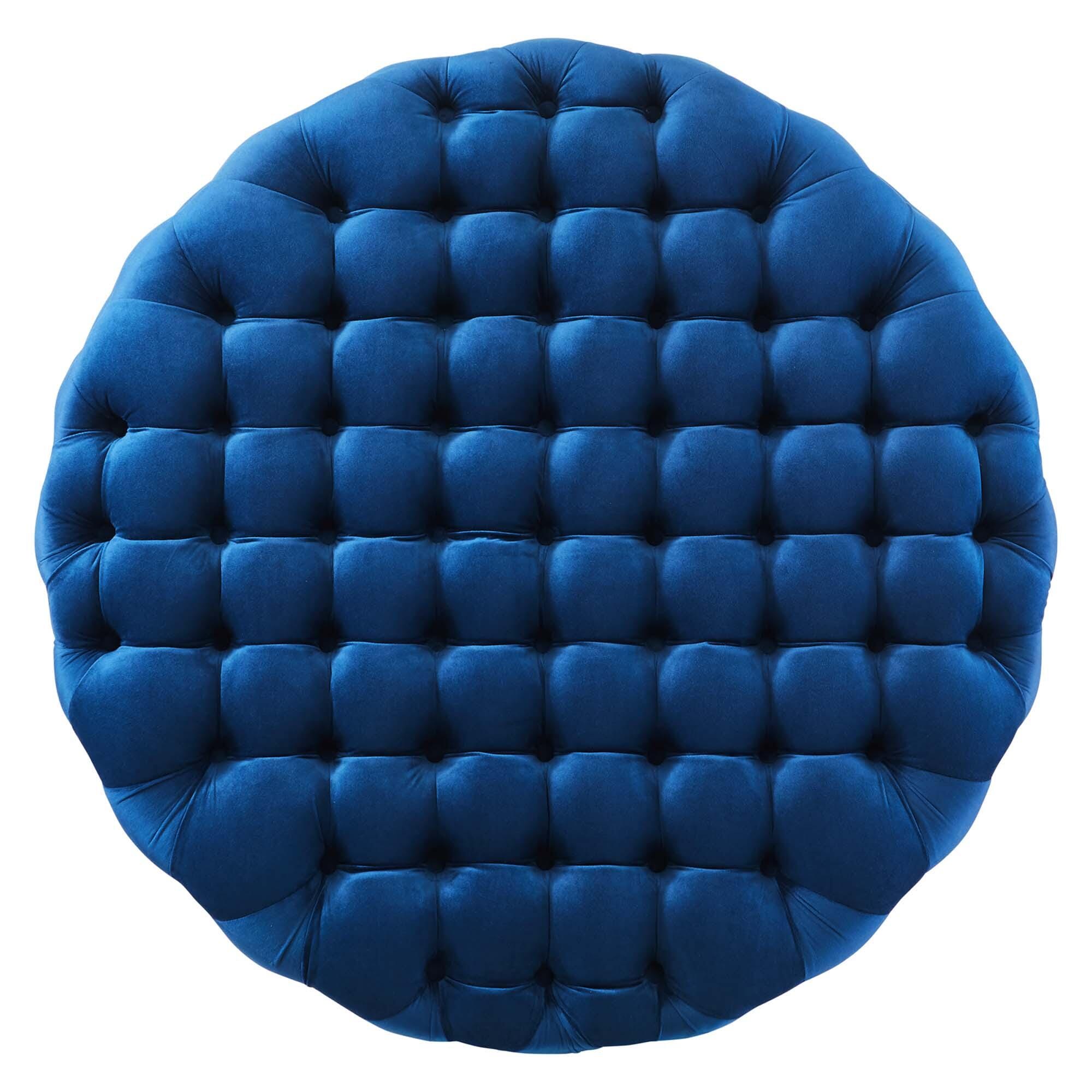Modway Amour Ottoman, Navy, large
