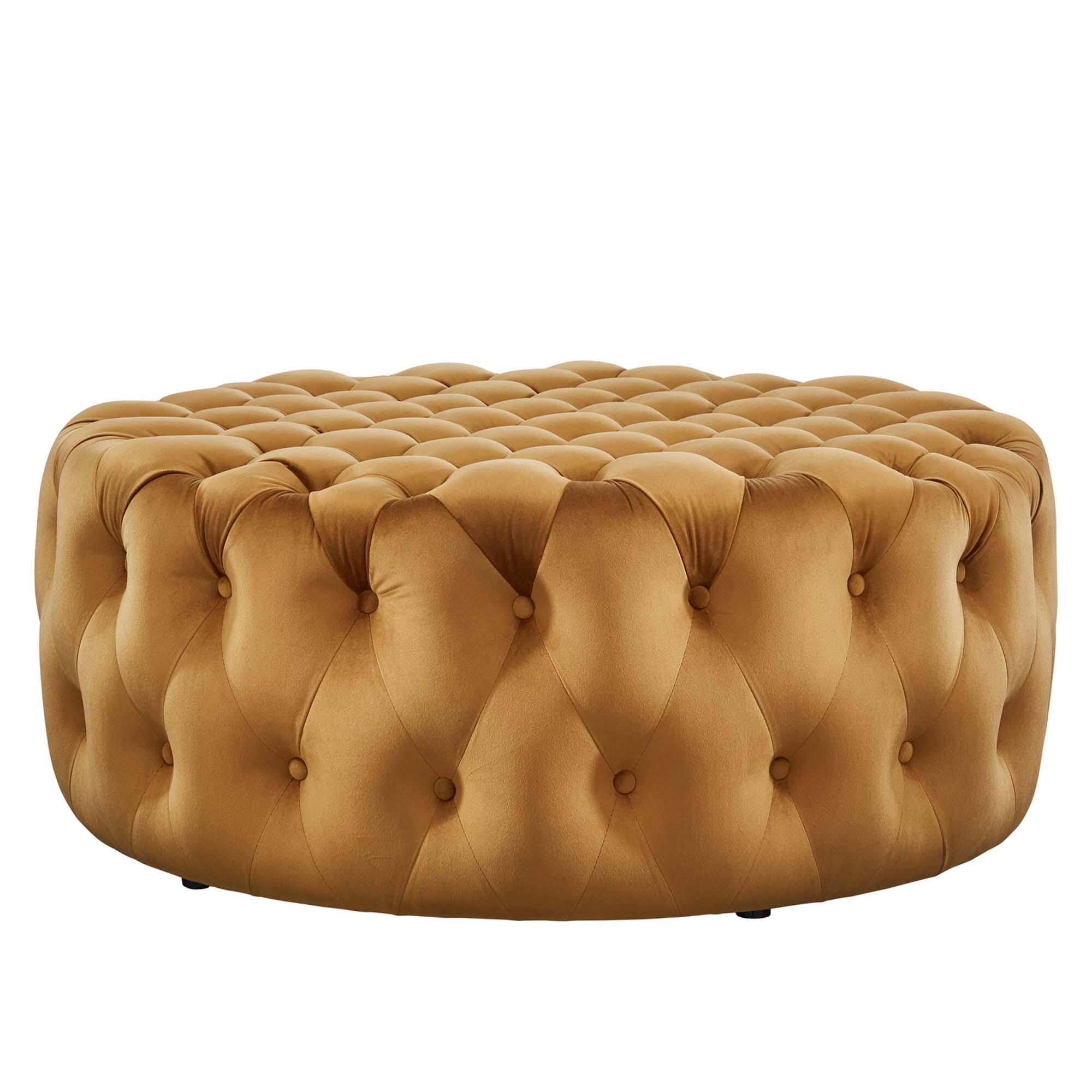 Modway Amour Ottoman, Cognac, large