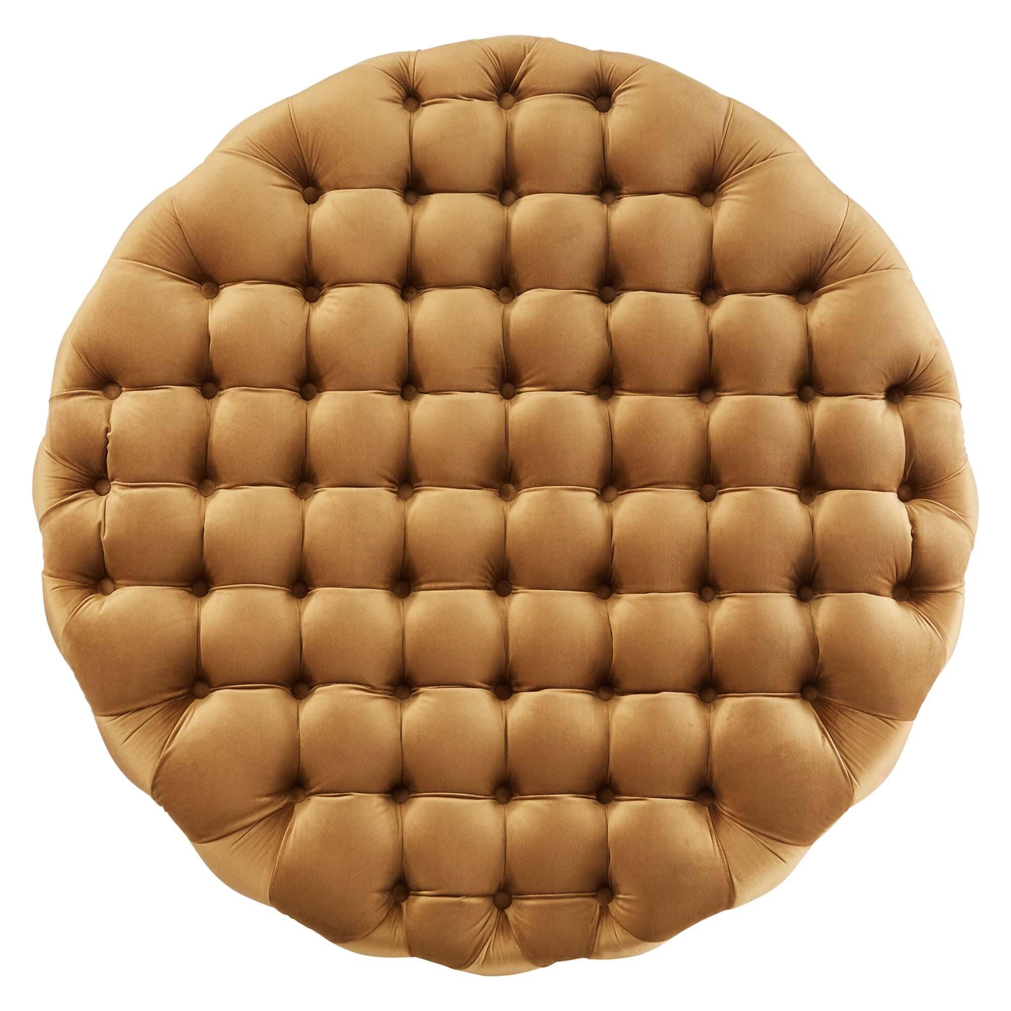 Modway Amour Ottoman, Cognac, large