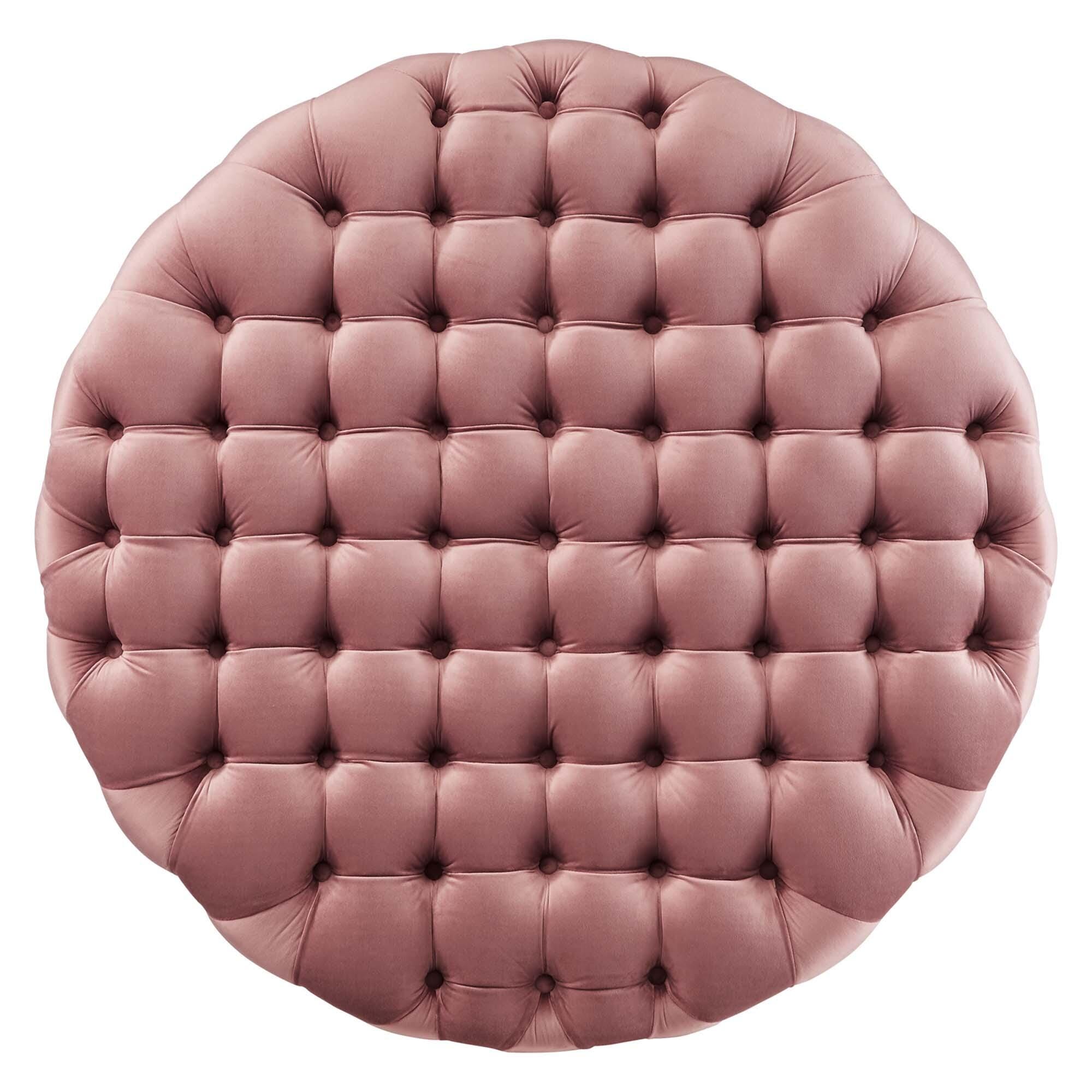 Modway Amour Ottoman, Dusty Rose, large