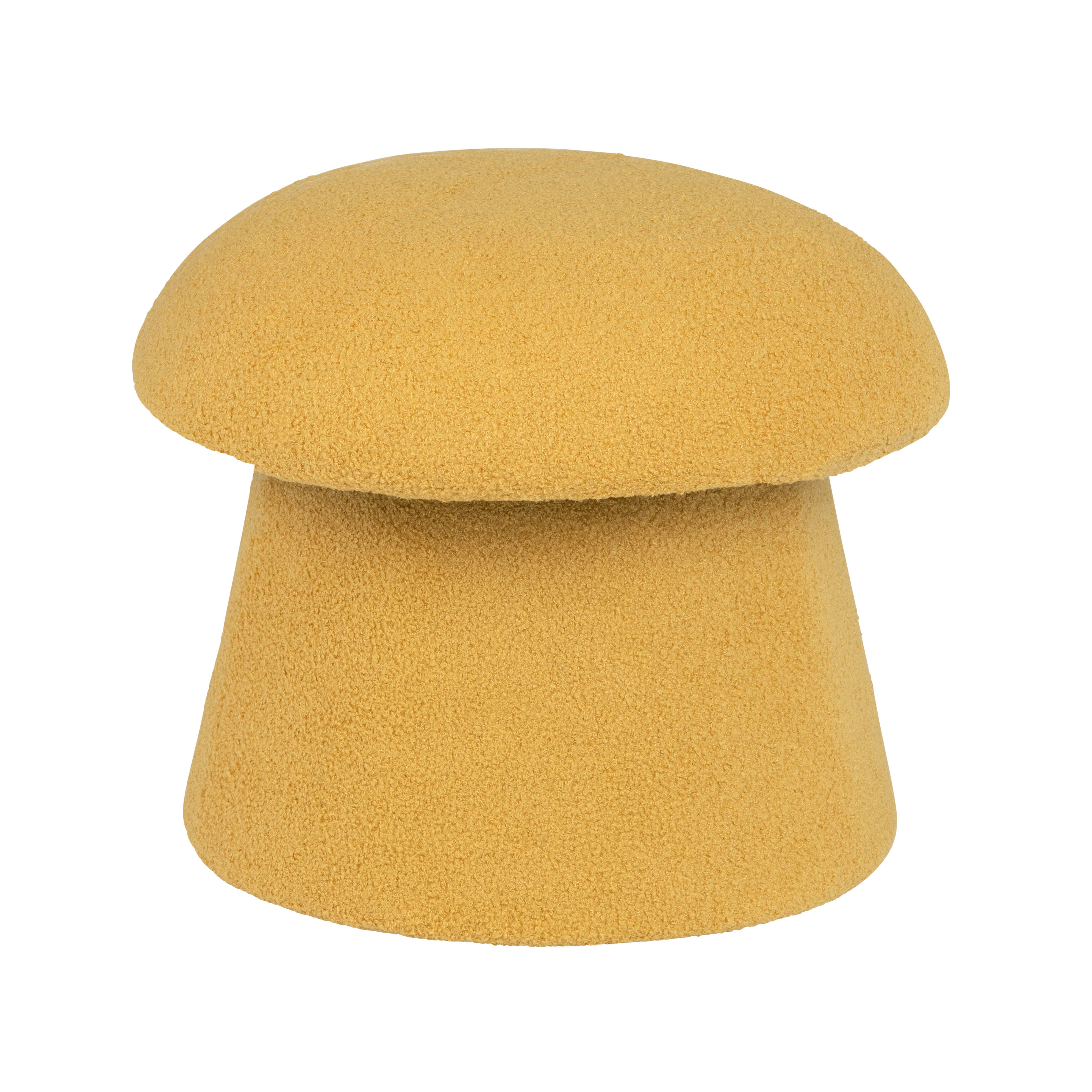 Evolution Mushroom Ottoman with Storage, Yellow, large