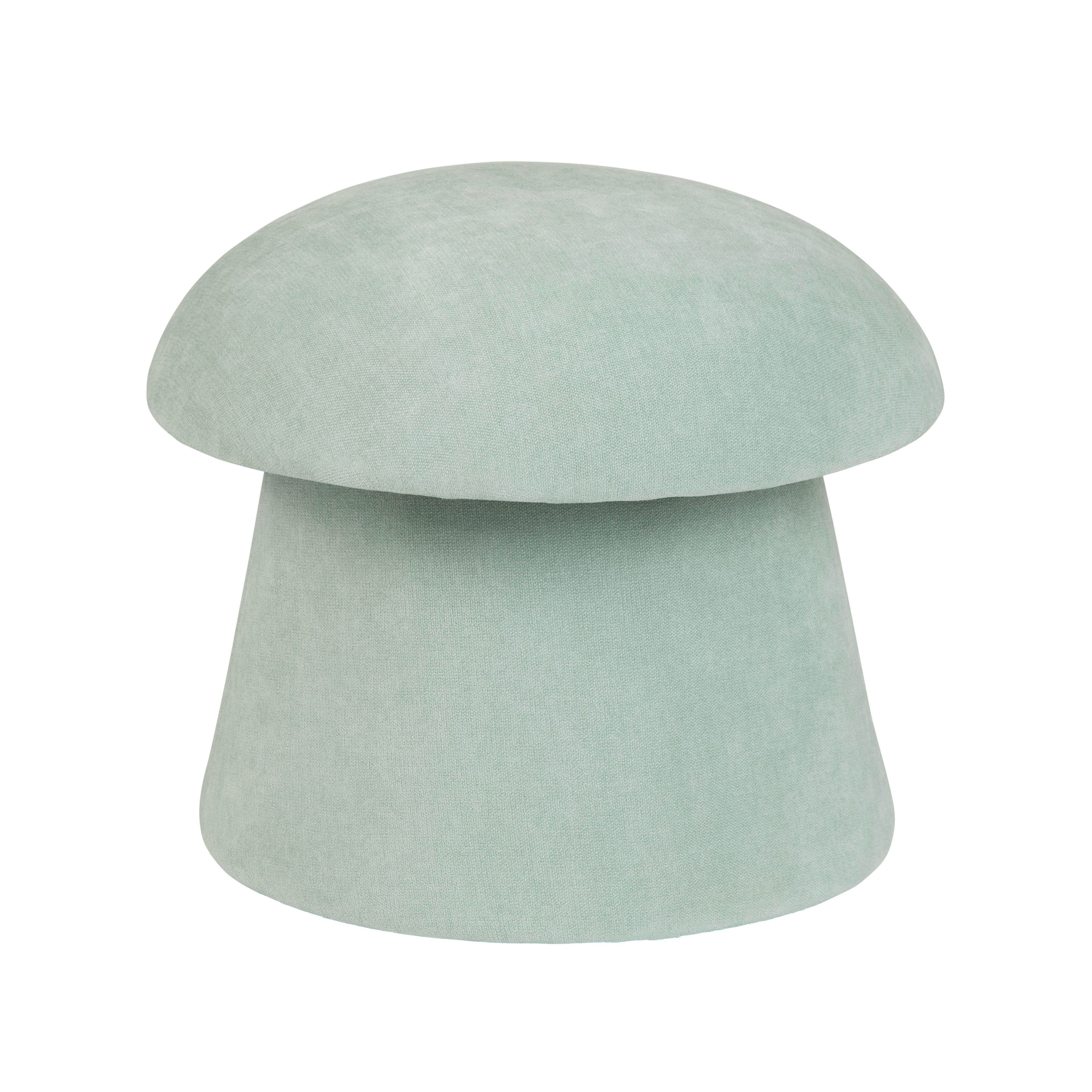 Evolution Mushroom Inspired Ottoman with Storage, Green, large