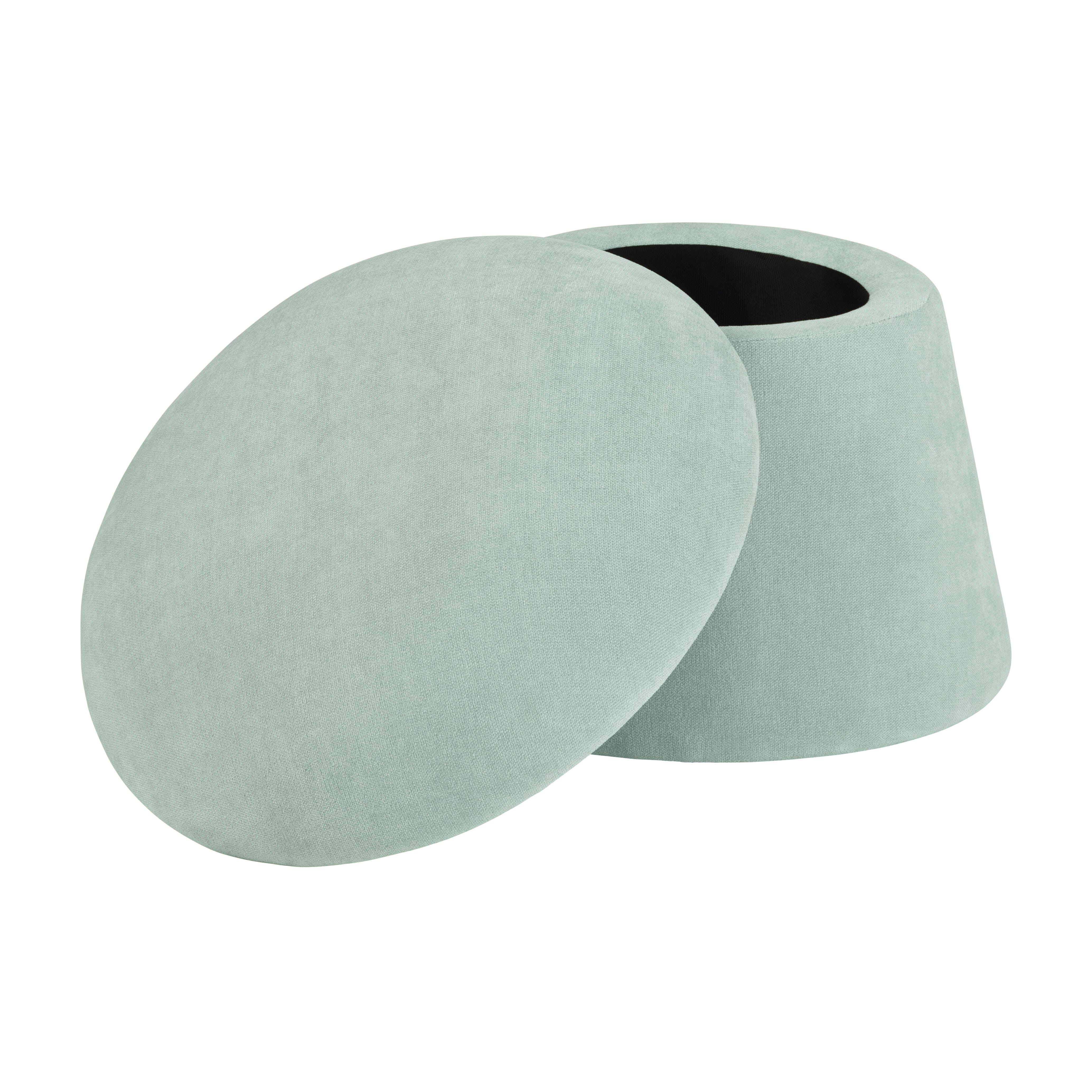 Evolution Mushroom Inspired Ottoman with Storage, Green, large