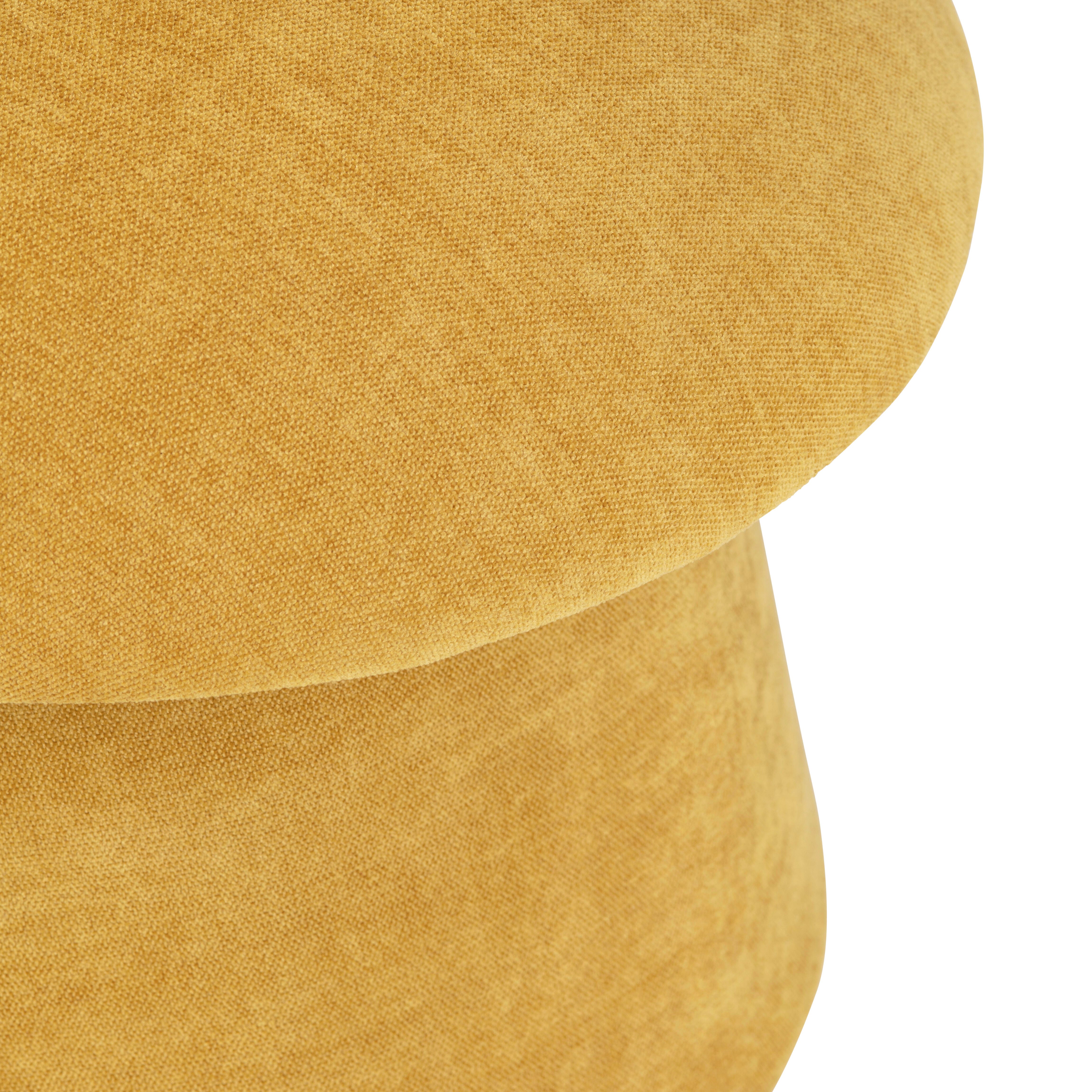 Evolution Mushroom Inspired Ottoman with Storage, Yellow, large