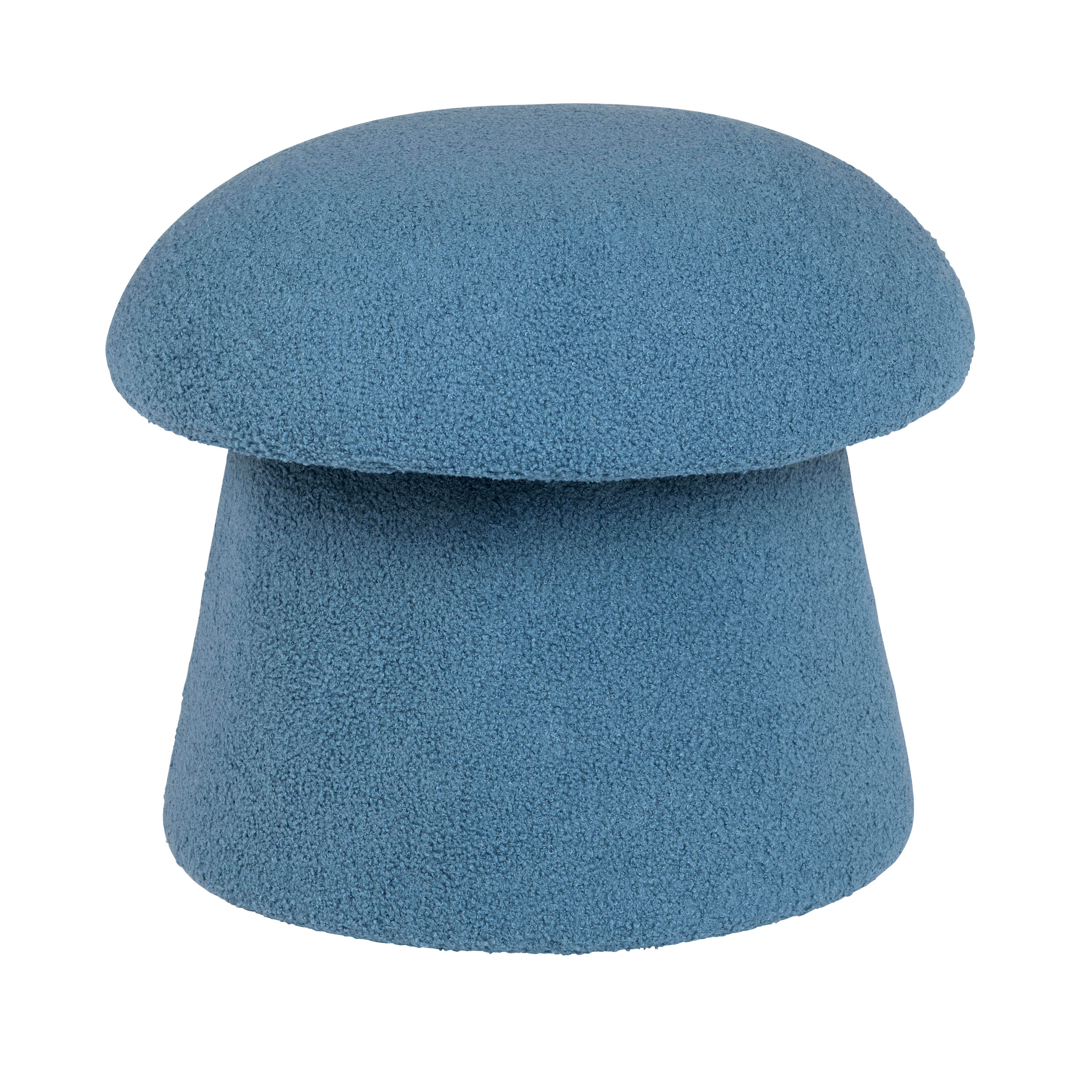 Evolution Mushroom Ottoman with Storage, Blue, large