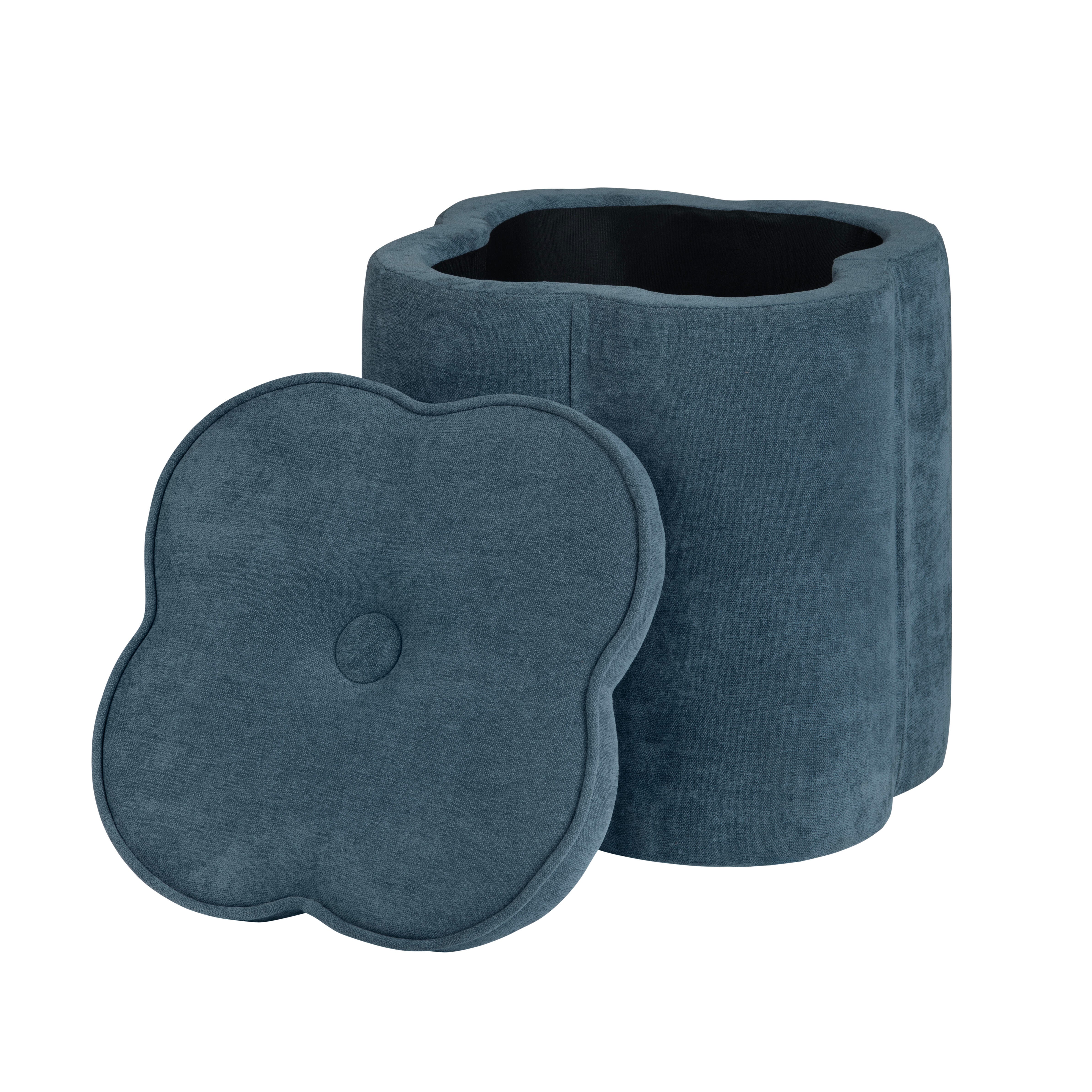 Evolution Ottoman with Storage, Navy, large