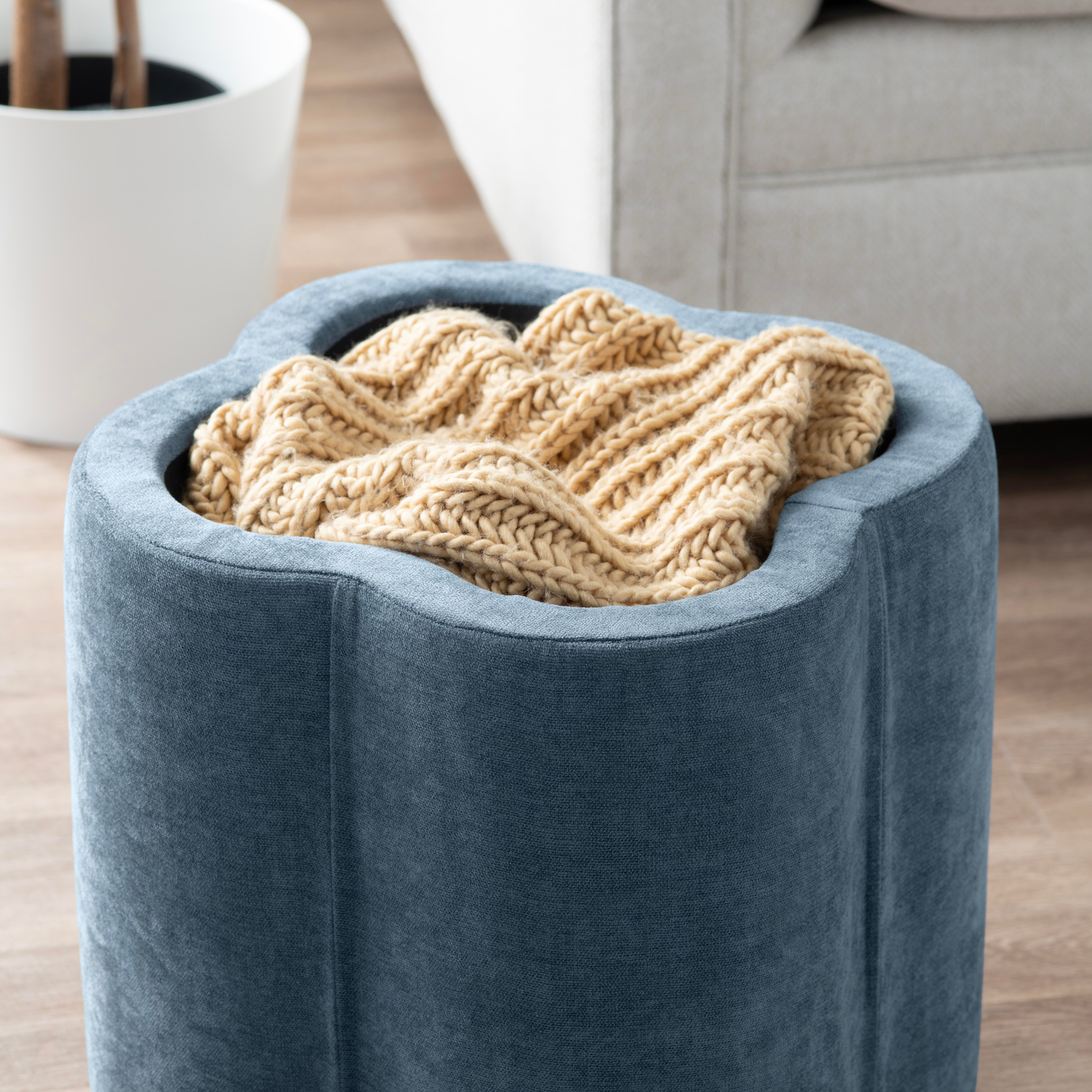 Evolution Ottoman with Storage, Navy, large