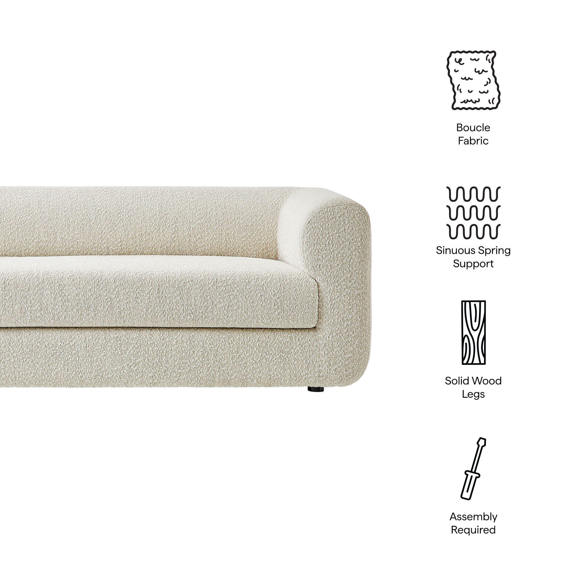 Modway Leif Sofa, , large