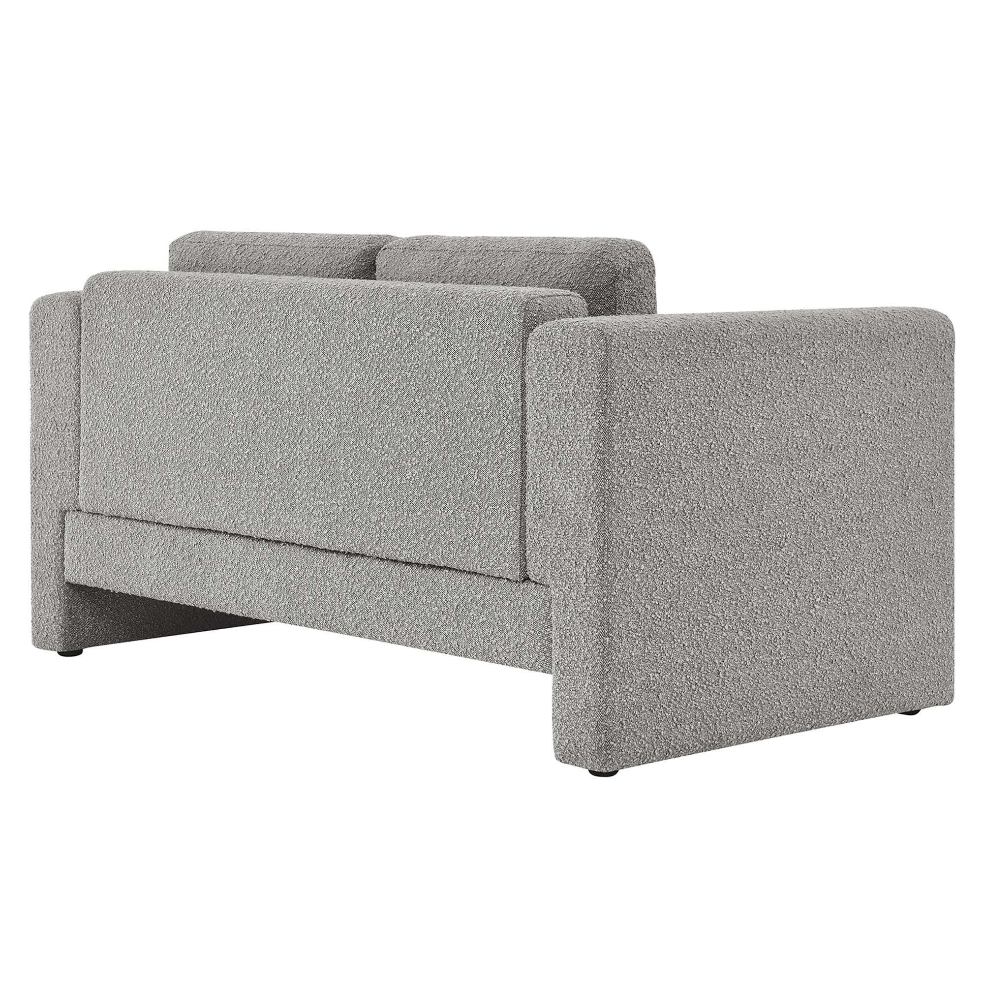Modway Visible Solid Loveseat, Light Gray, large