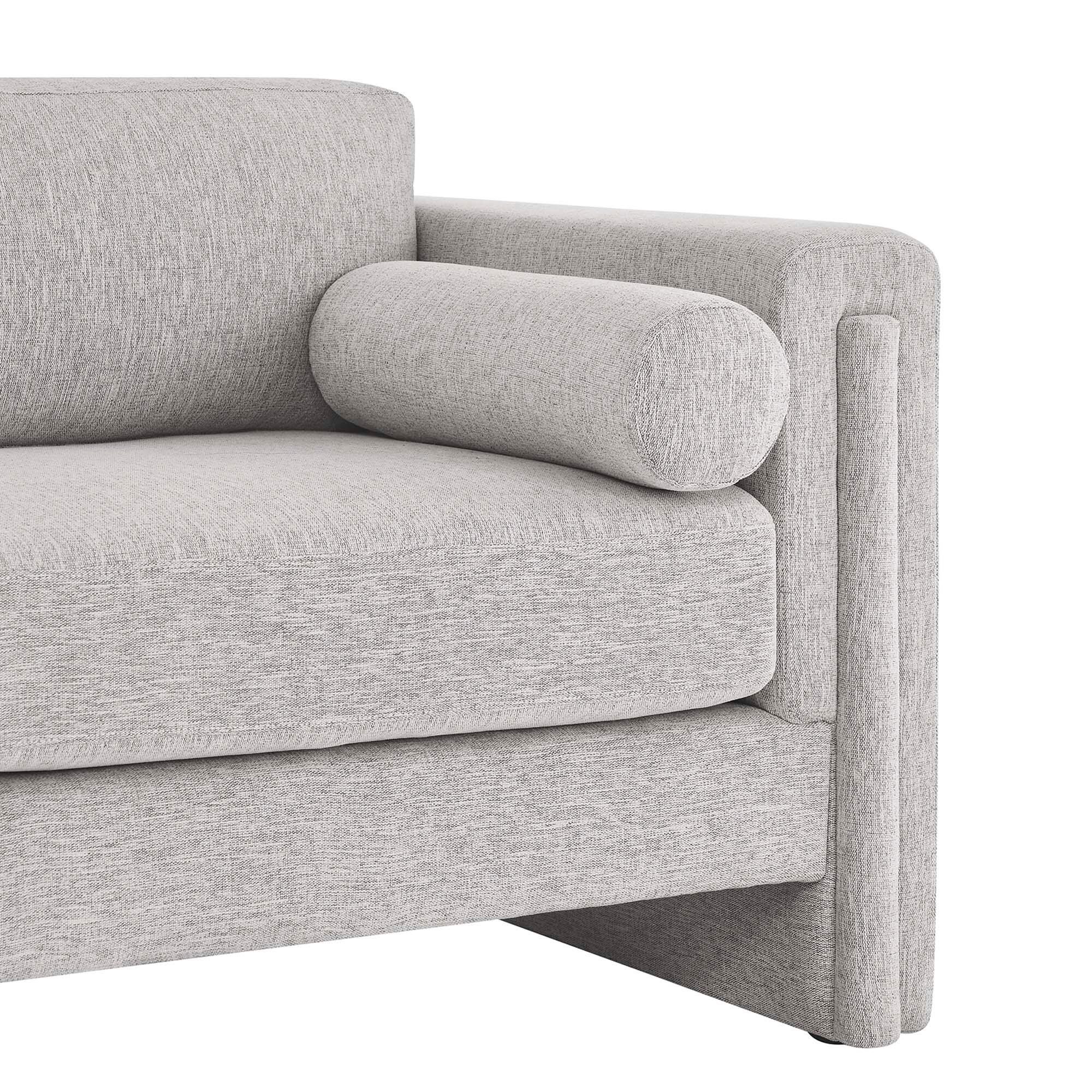 Modway Visible Loveseat, Light Gray, large